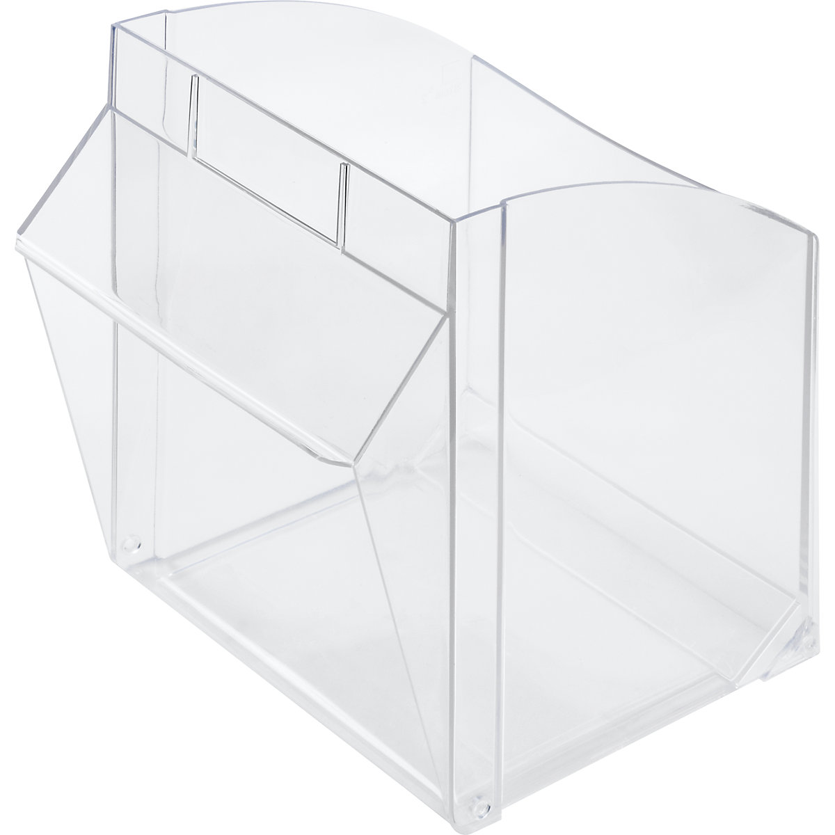 Visual storage container made of Styrolux®