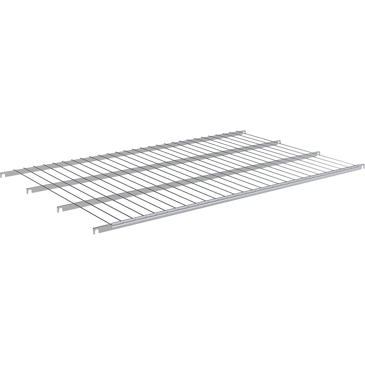 Wire mesh intermediate shelf