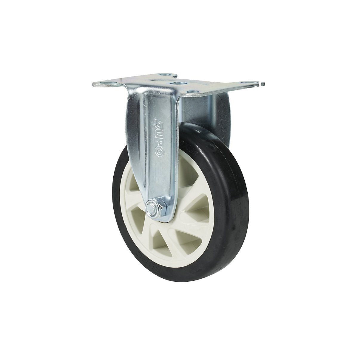 Fixed castor for mesh trolley HG-313