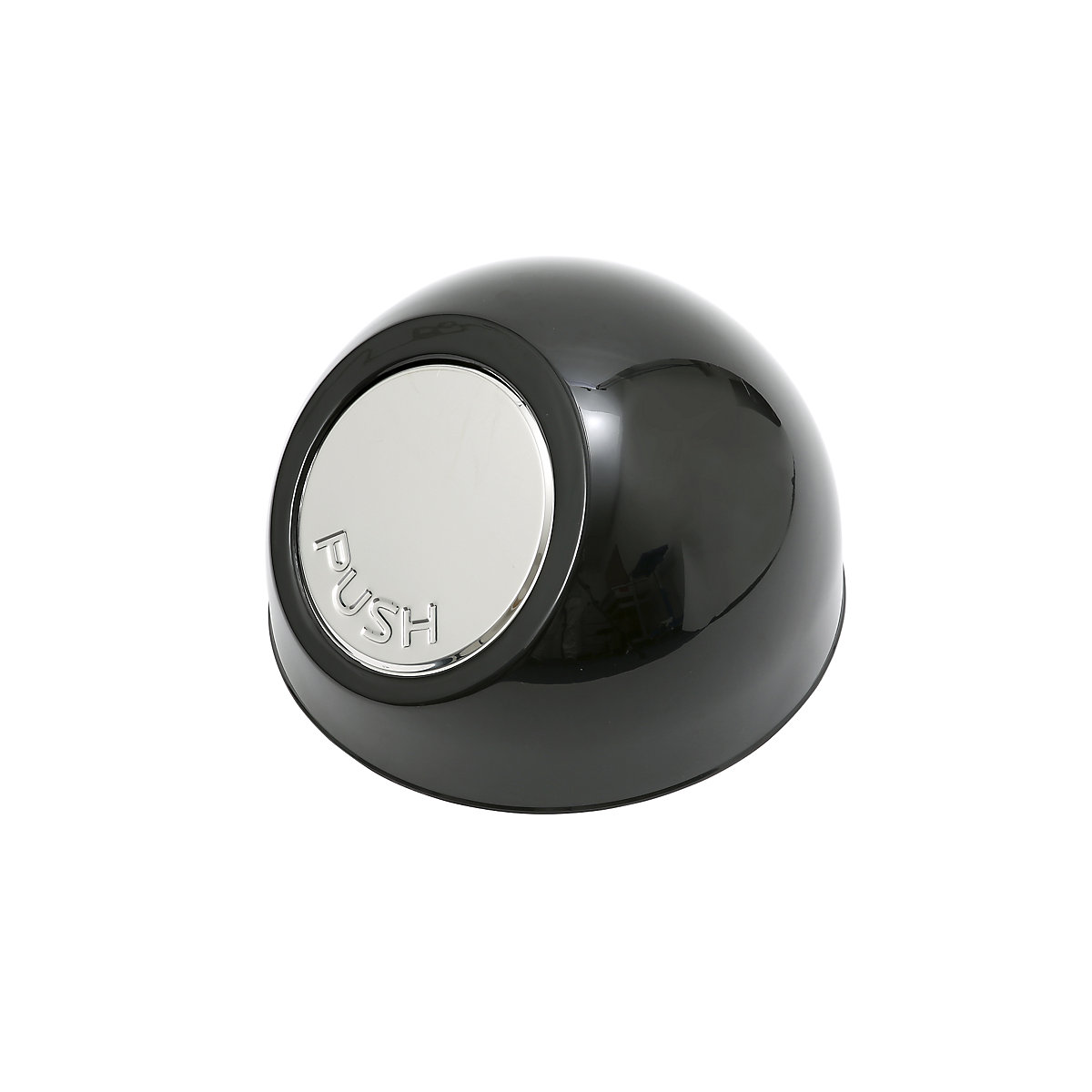 Lid for push waste collector