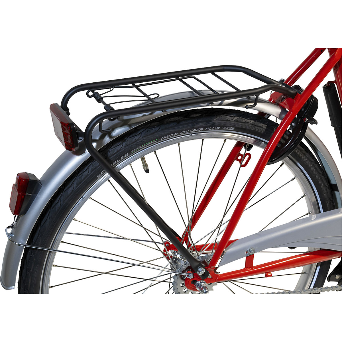 Rear bicycle rack