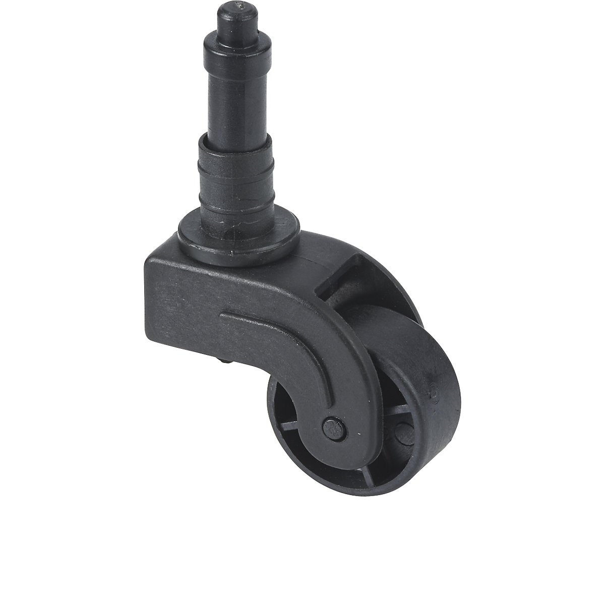 Replacement castor with spring