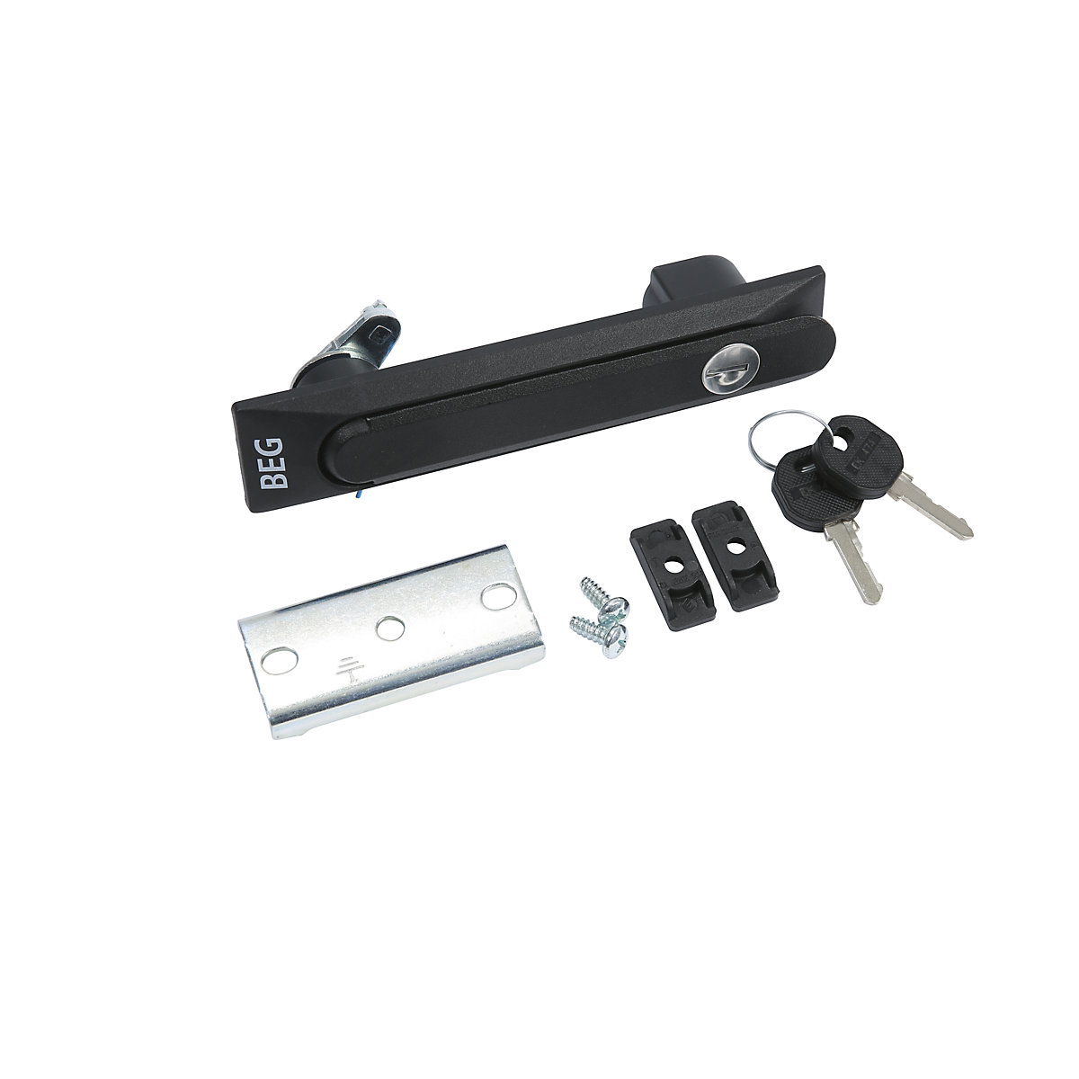 Rotary lever with lock