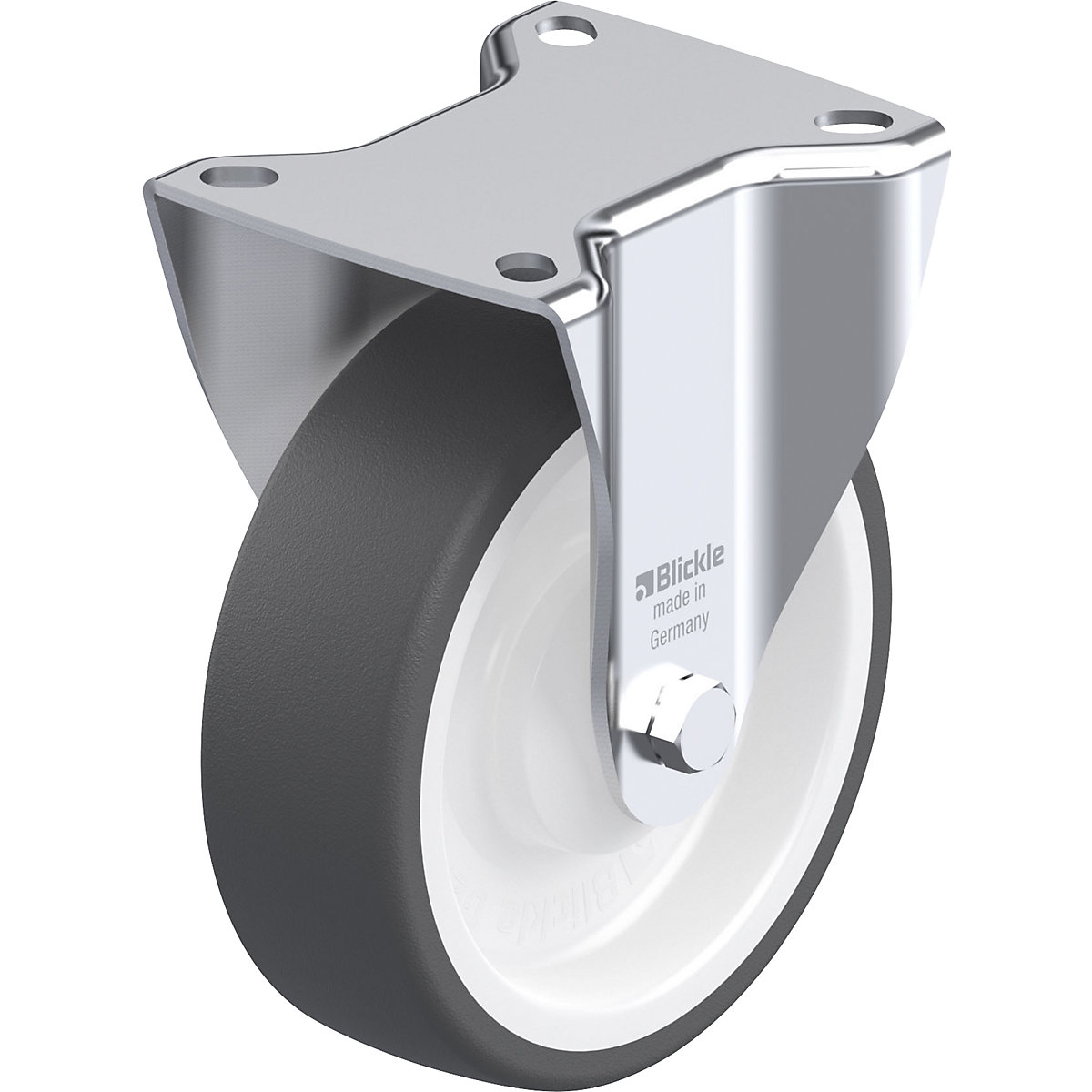 B-POTH fixed sheet steel castor - Blickle