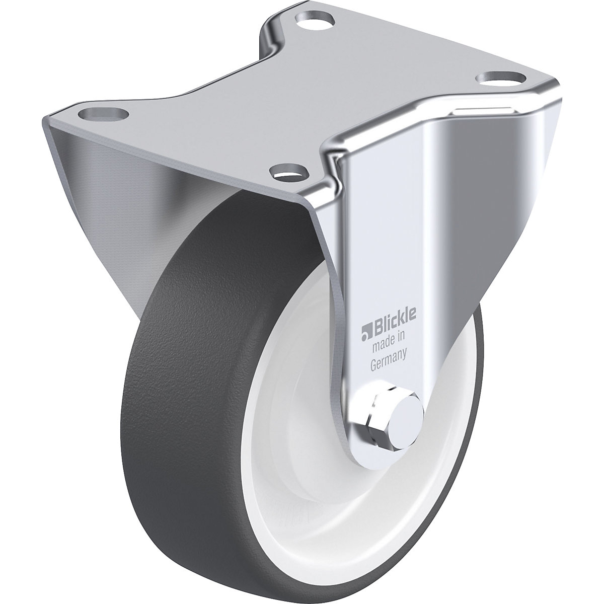B-POTH fixed sheet steel castor - Blickle