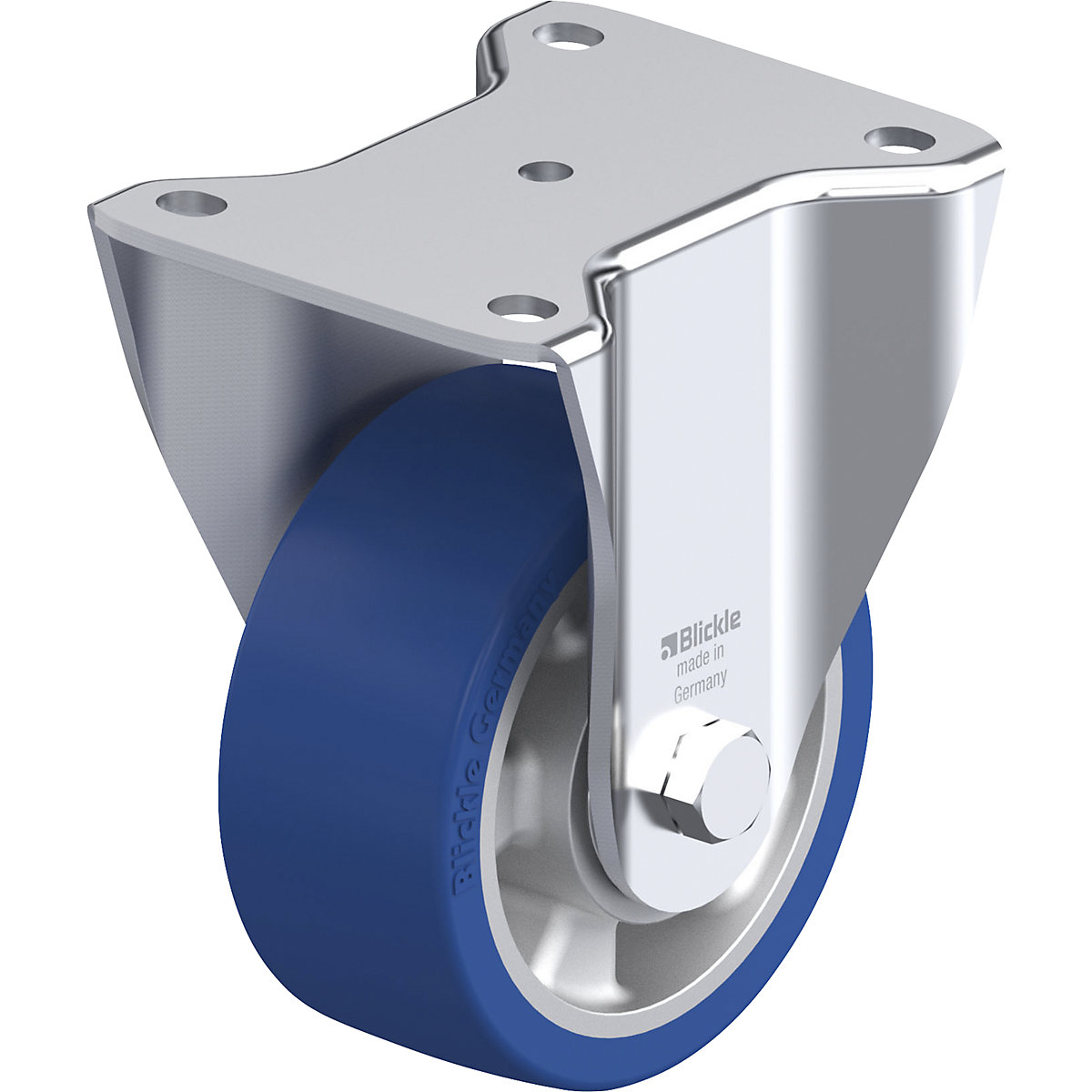 BH-ALBS fixed sheet steel castor – Blickle