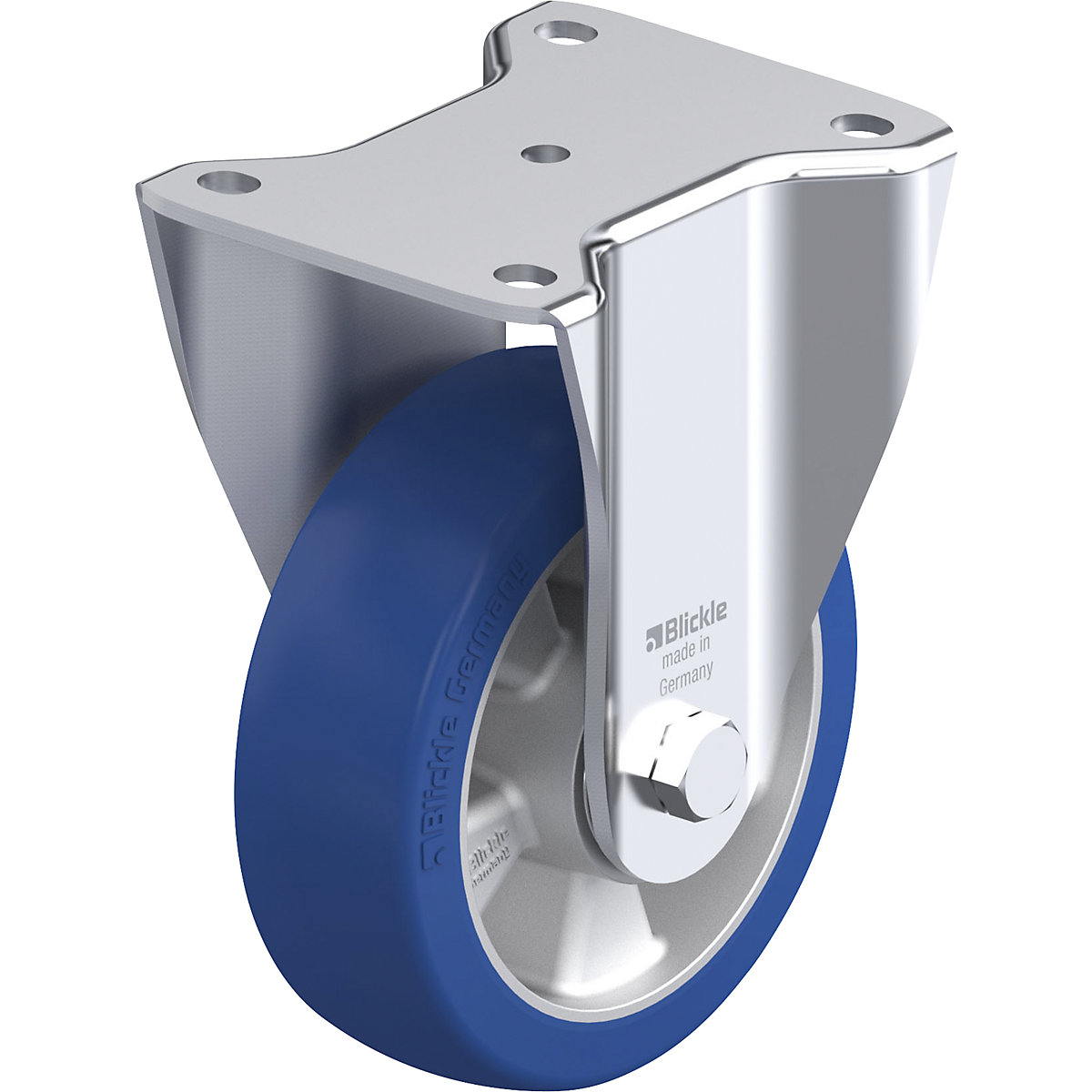 BH-ALBS fixed sheet steel castor - Blickle