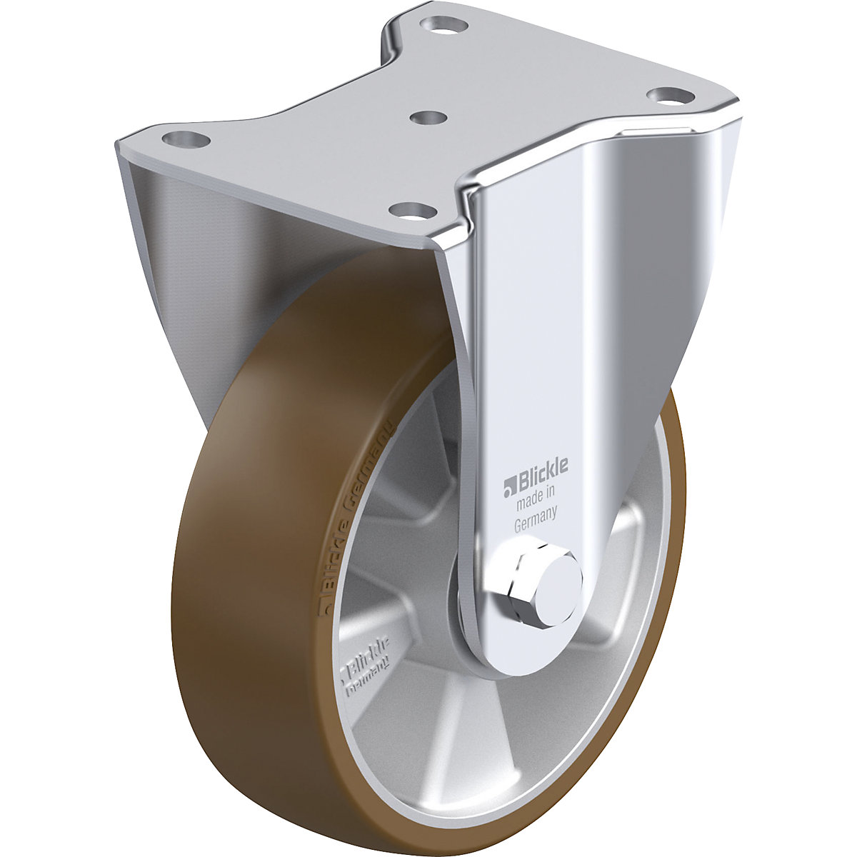 BH-ALB fixed sheet steel castor - Blickle