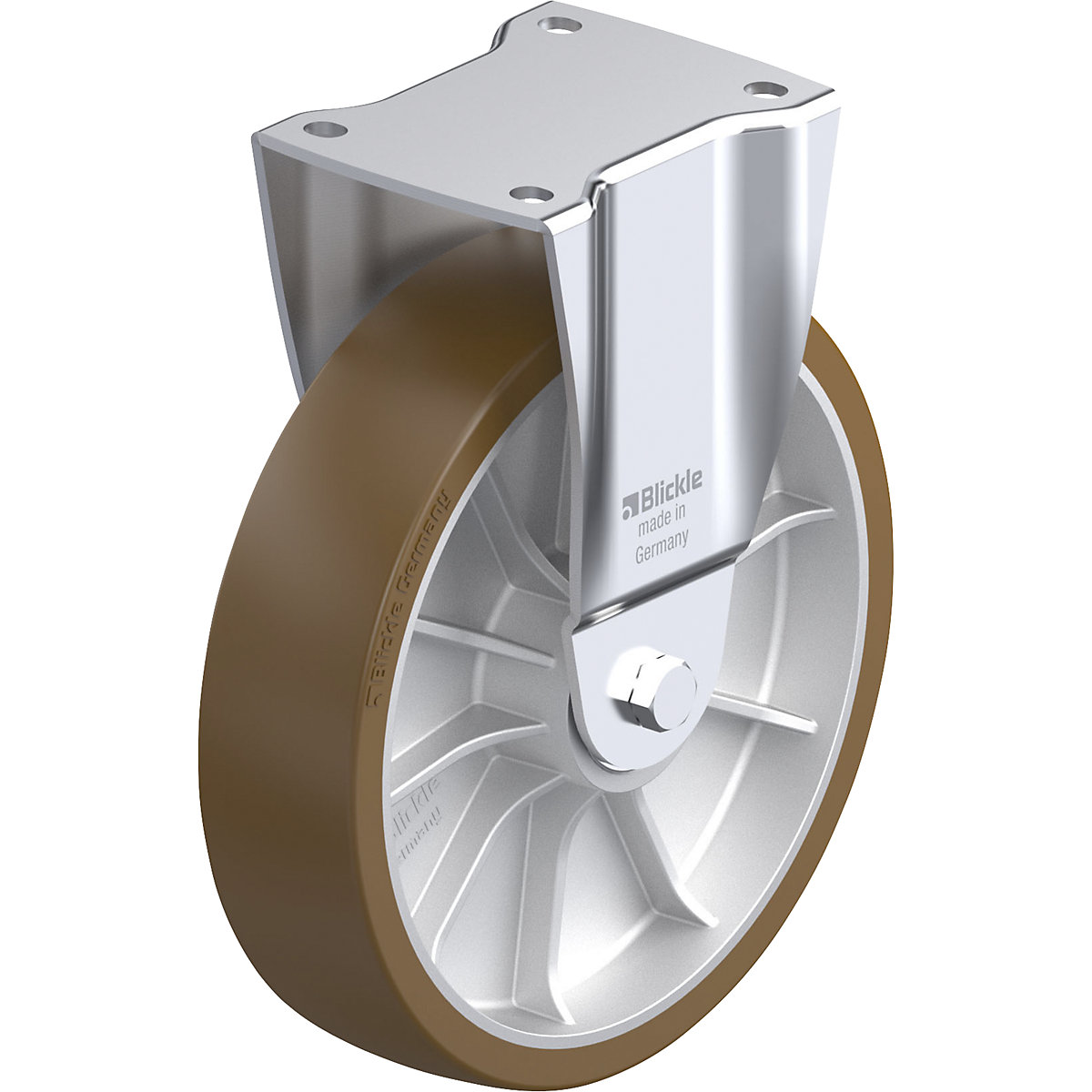 BH-ALB fixed sheet steel castor - Blickle