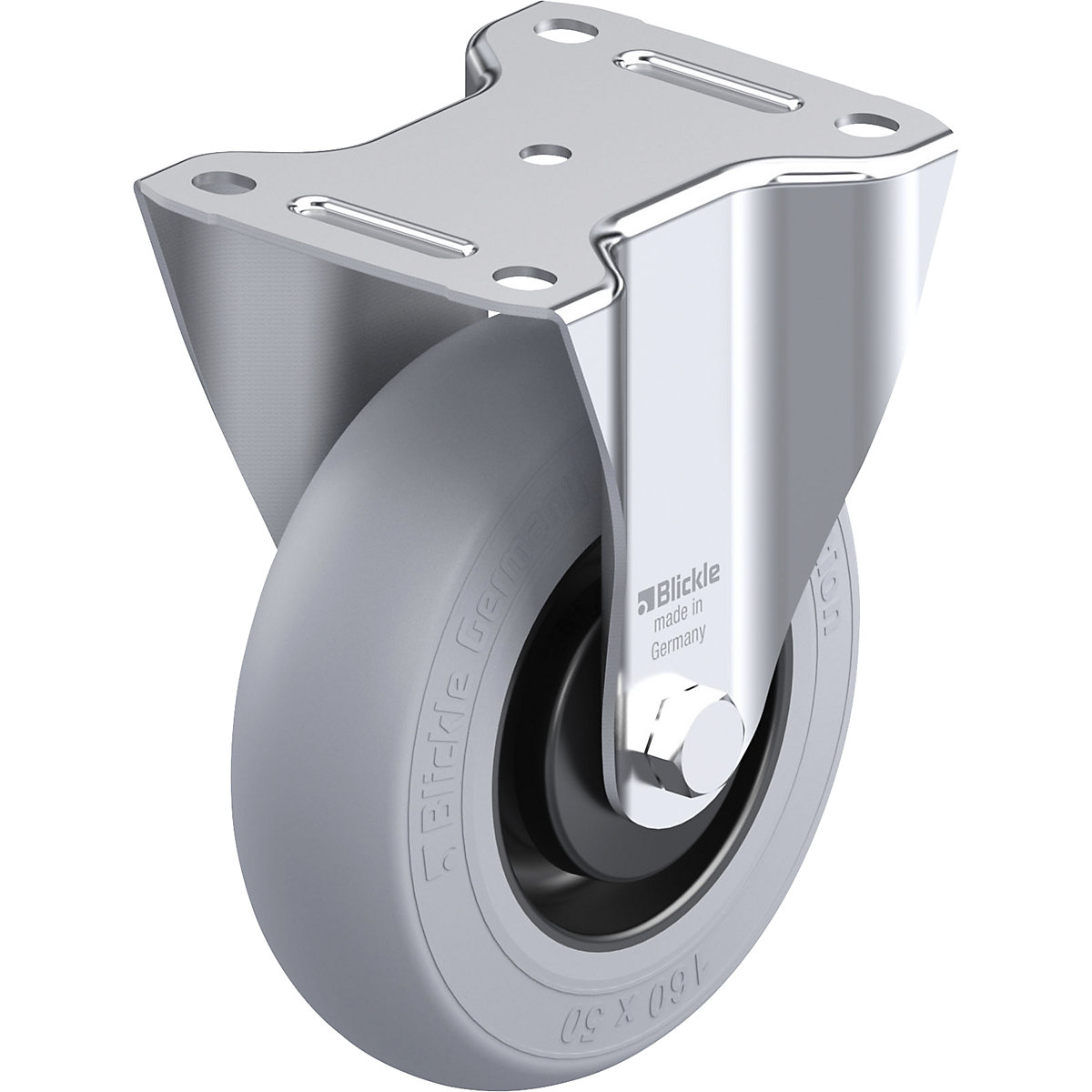 L-ALB-FI fixed sheet steel castor - Blickle