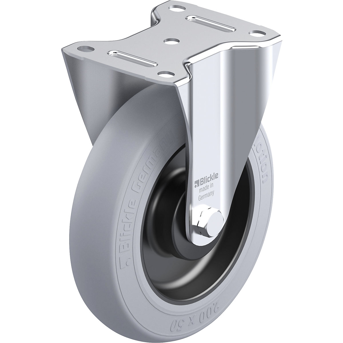 L-ALB-FI fixed sheet steel castor - Blickle