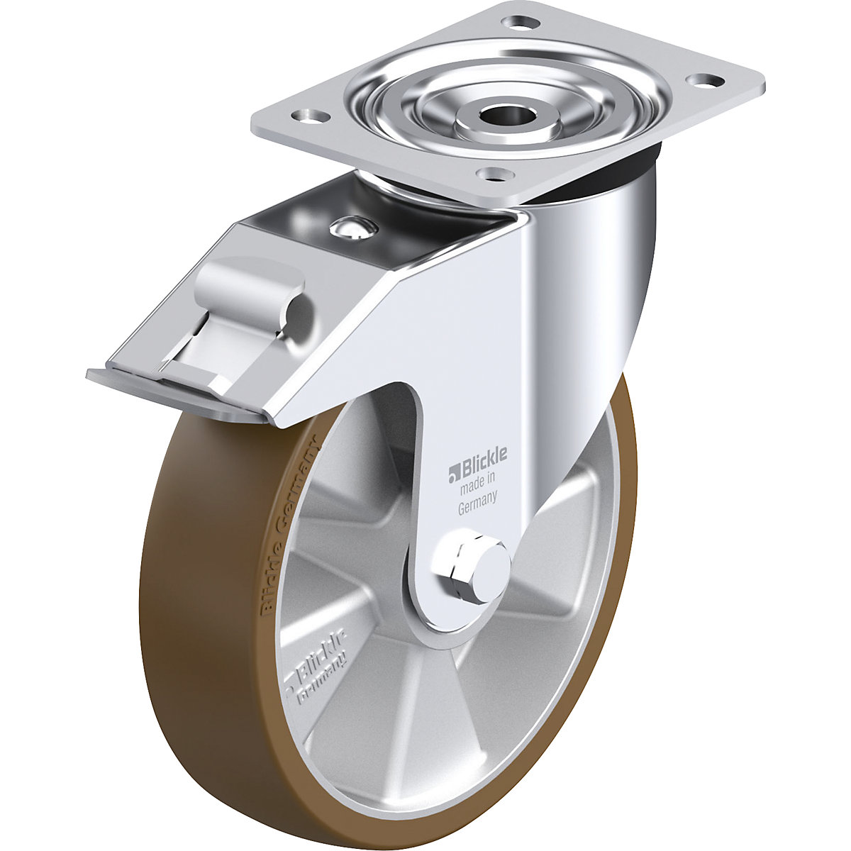 L-ALB-FI sheet steel swivel castor - Blickle