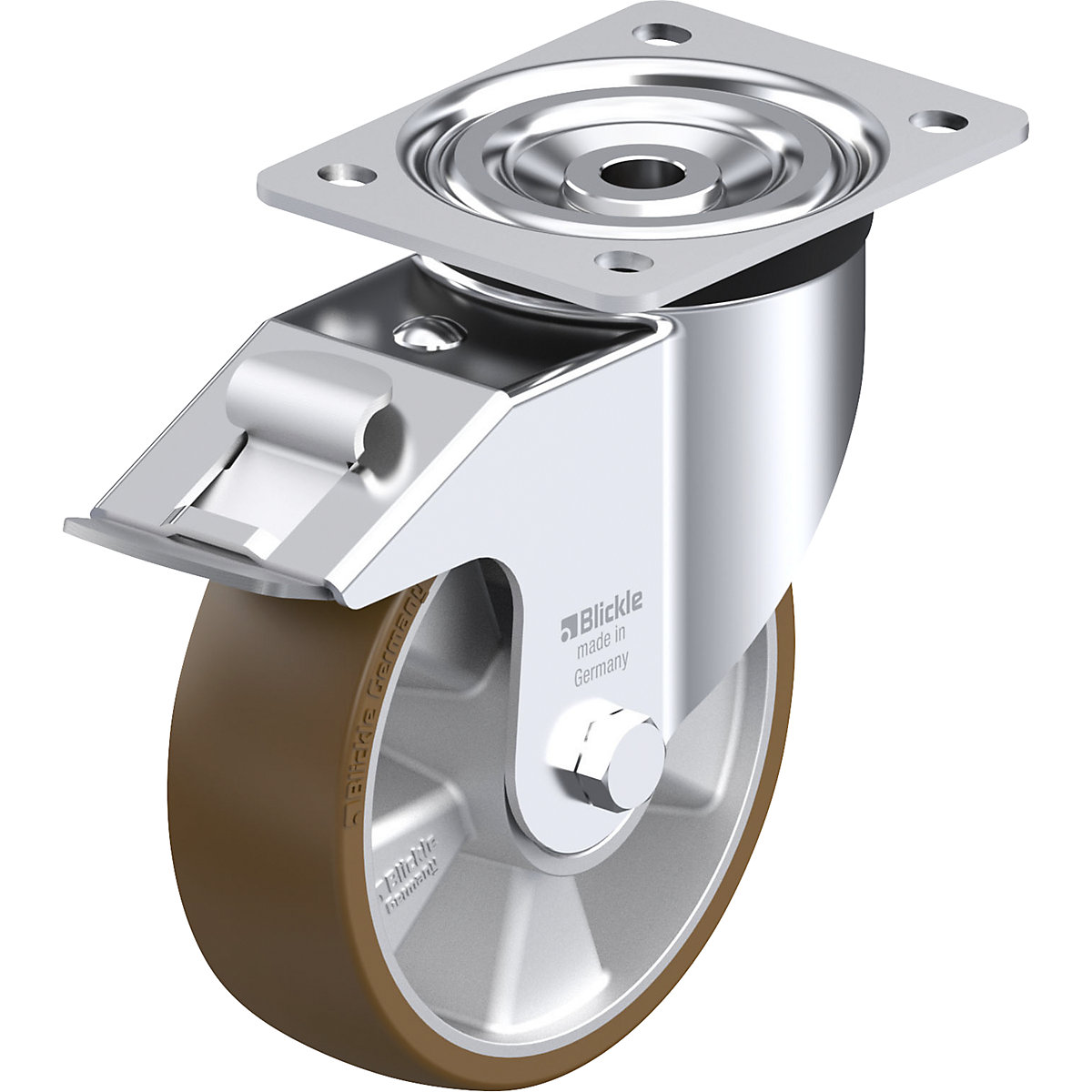 L-ALB-FI sheet steel swivel castor - Blickle