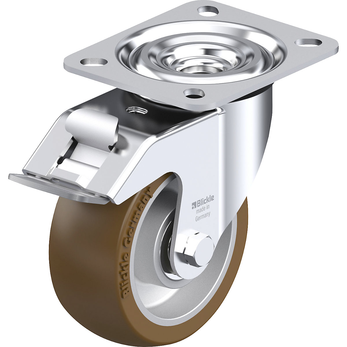 L-ALB-FI sheet steel swivel castor - Blickle