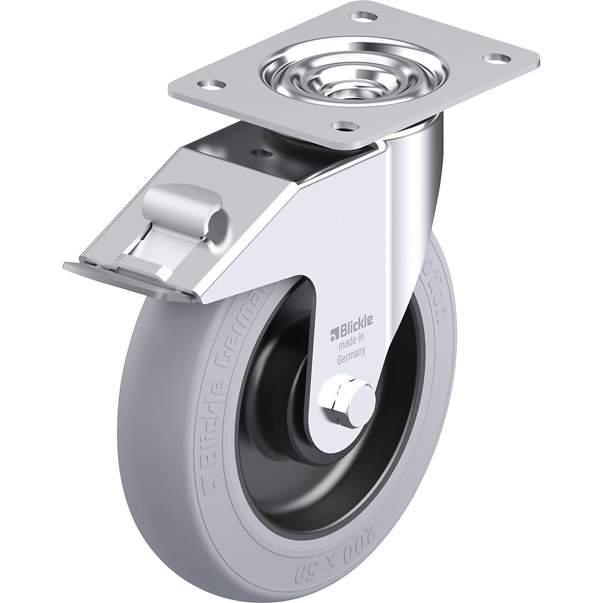 LE-POES-FI-SG sheet steel swivel castor - Blickle