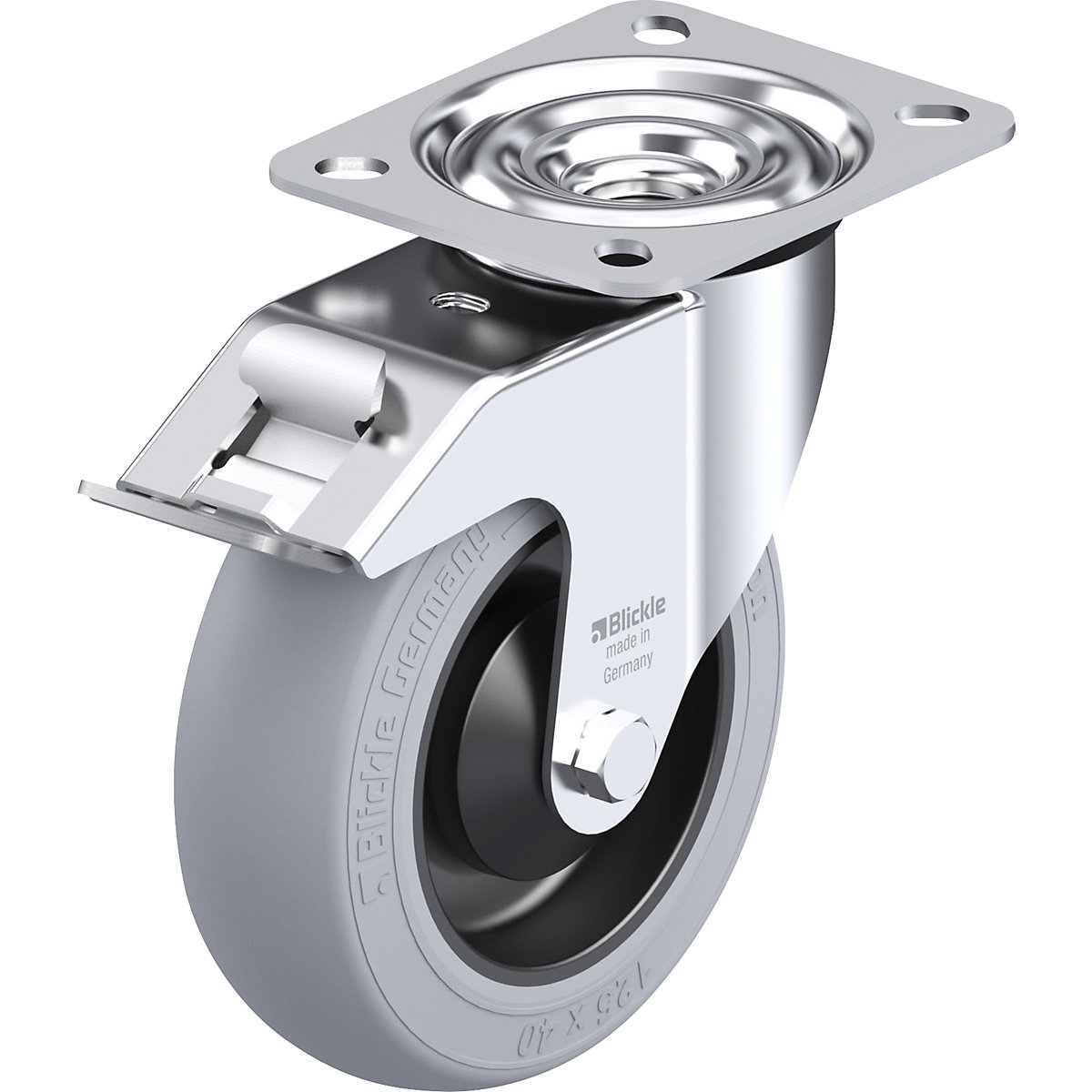 LE-POES-FI-SG sheet steel swivel castor - Blickle