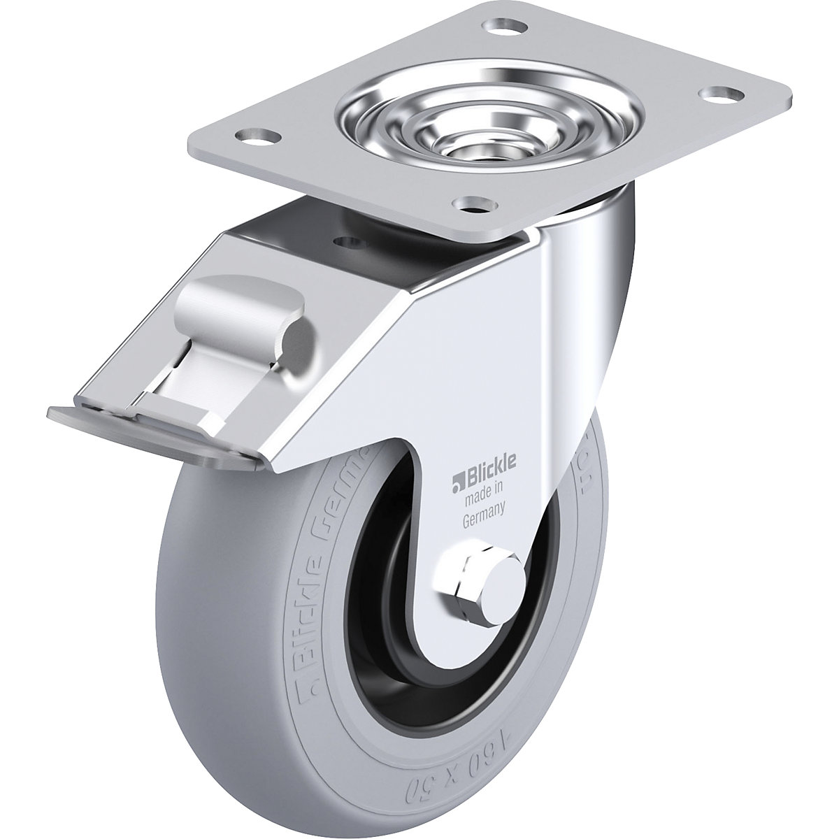 LE-POES-FI-SG sheet steel swivel castor - Blickle
