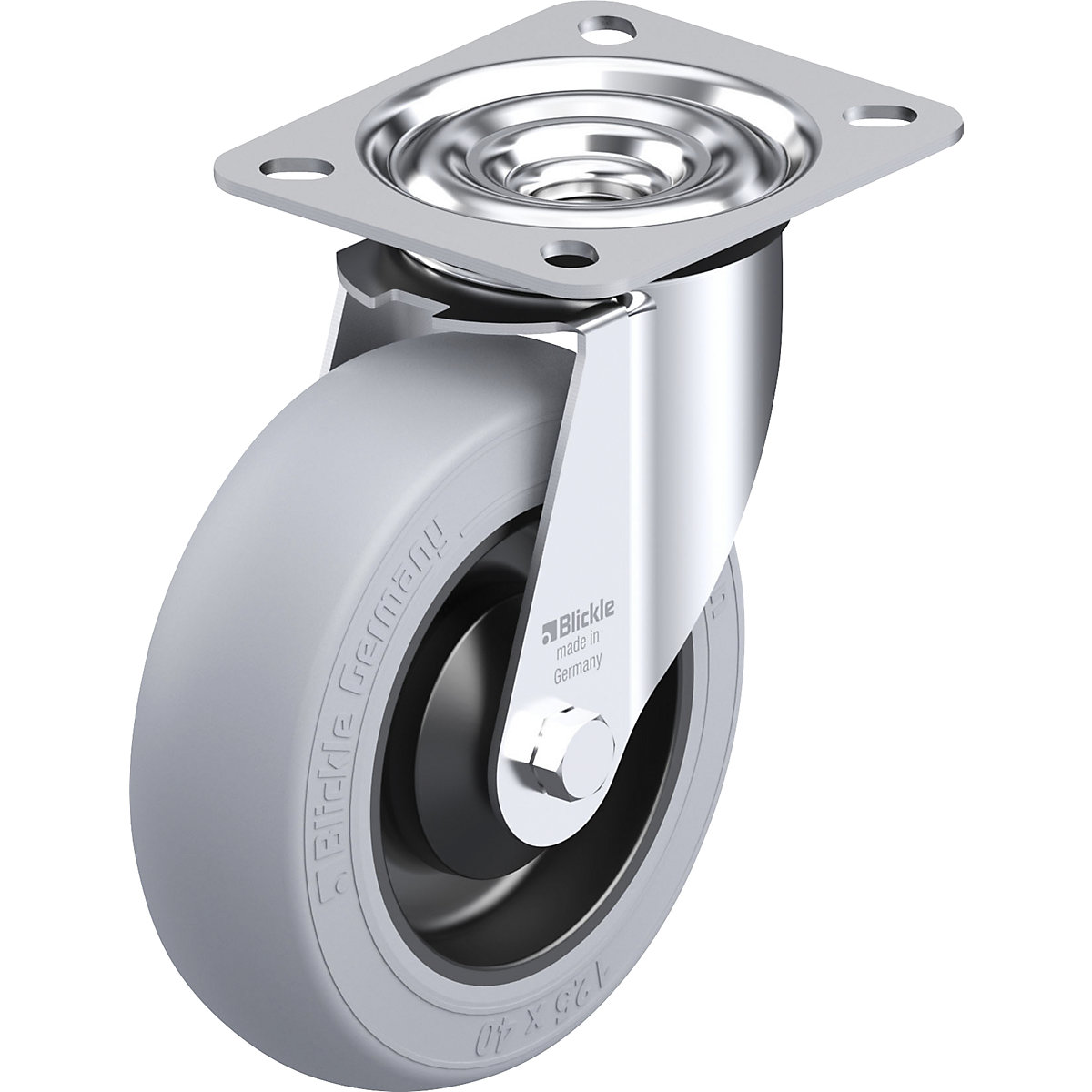 LE-POES-SG sheet steel swivel castor - Blickle