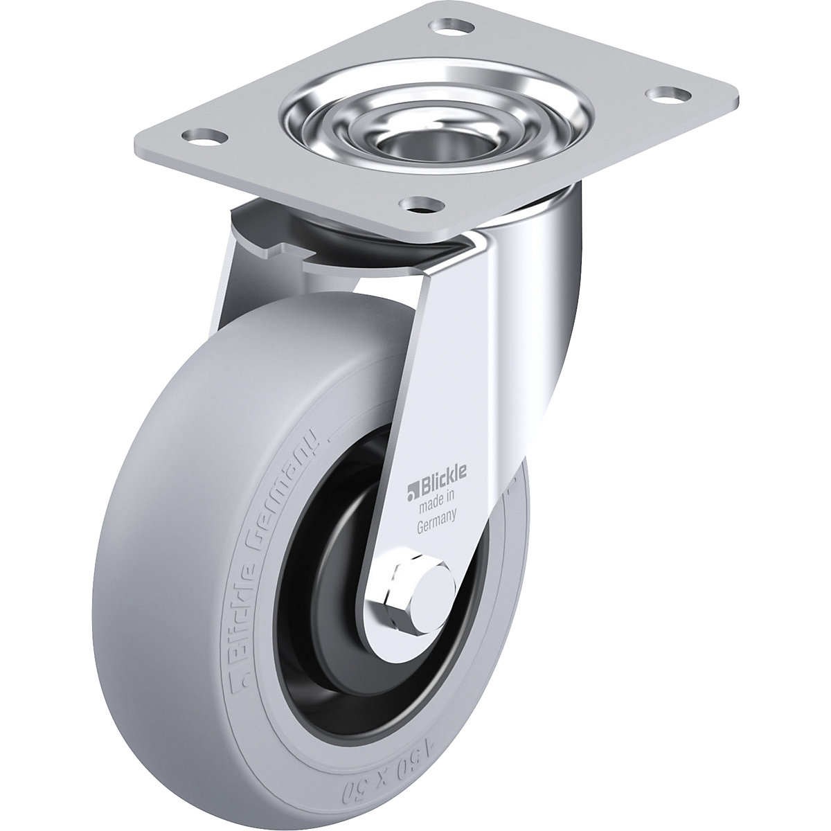 LE-POES-SG sheet steel swivel castor - Blickle