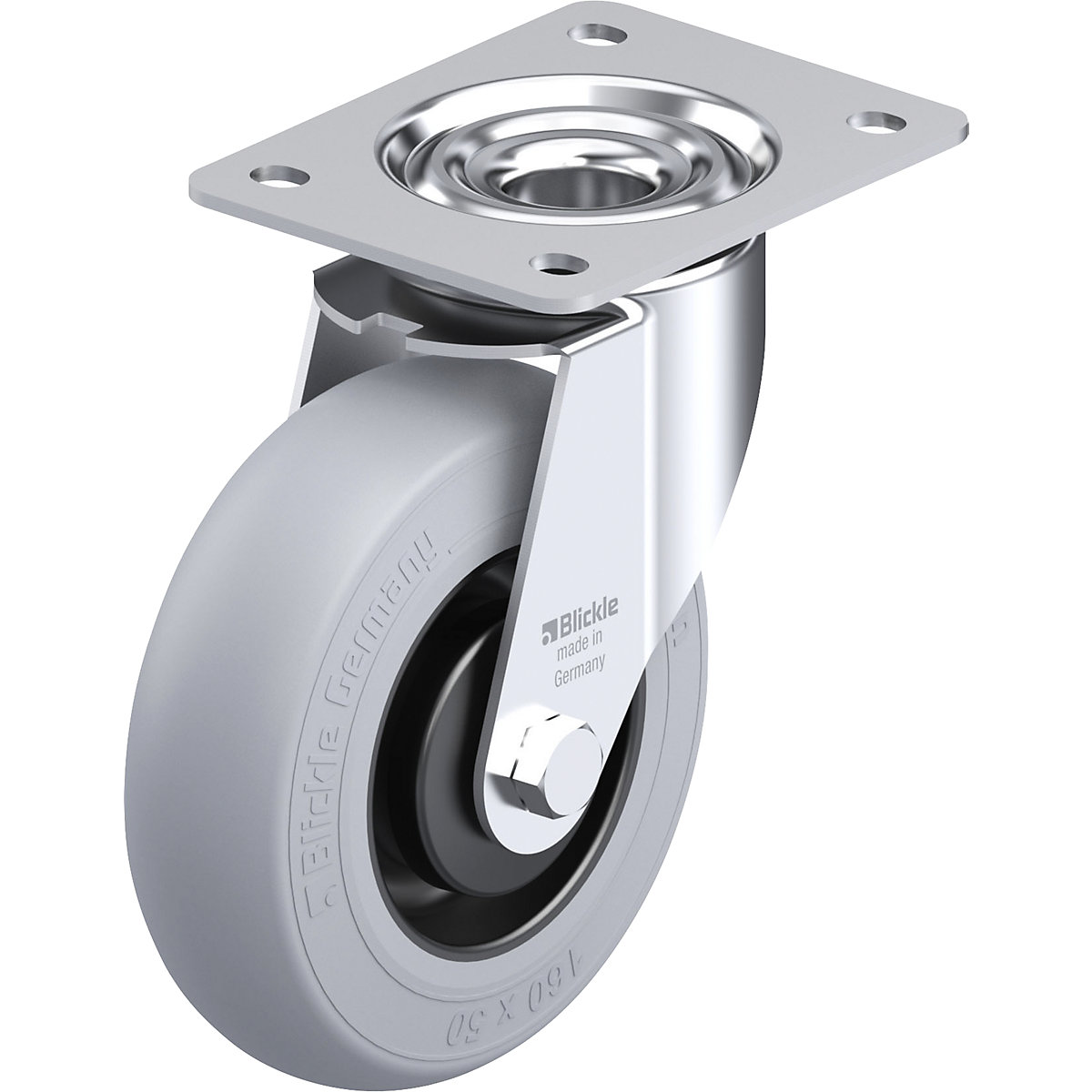 LE-POES-SG sheet steel swivel castor – Blickle