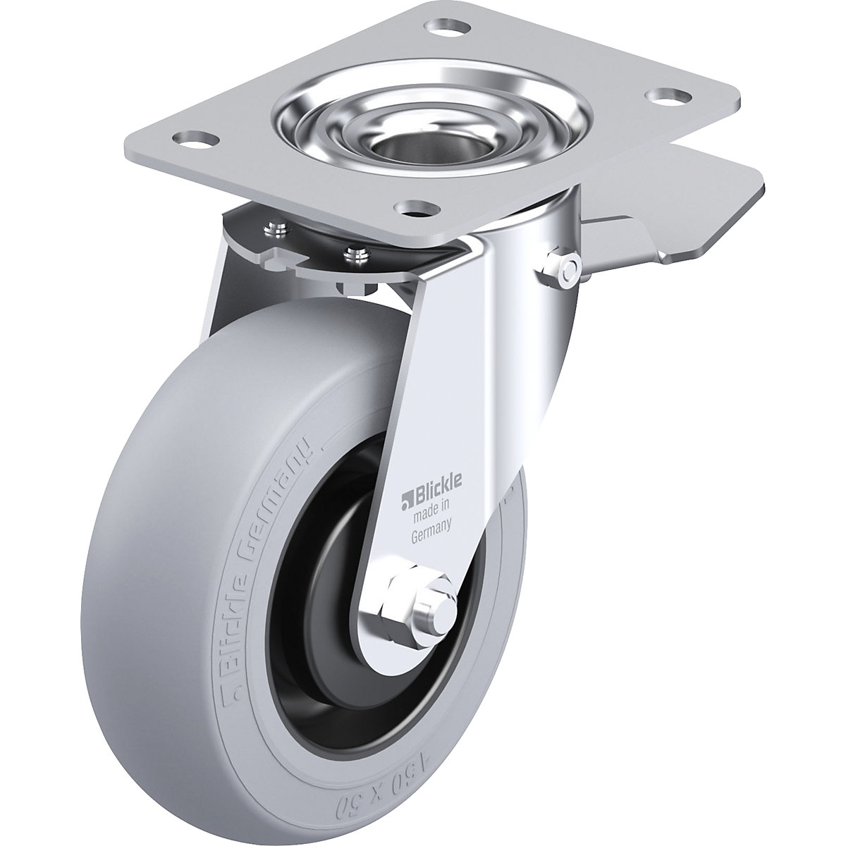 LE-POES-ST-SG sheet steel swivel castor - Blickle