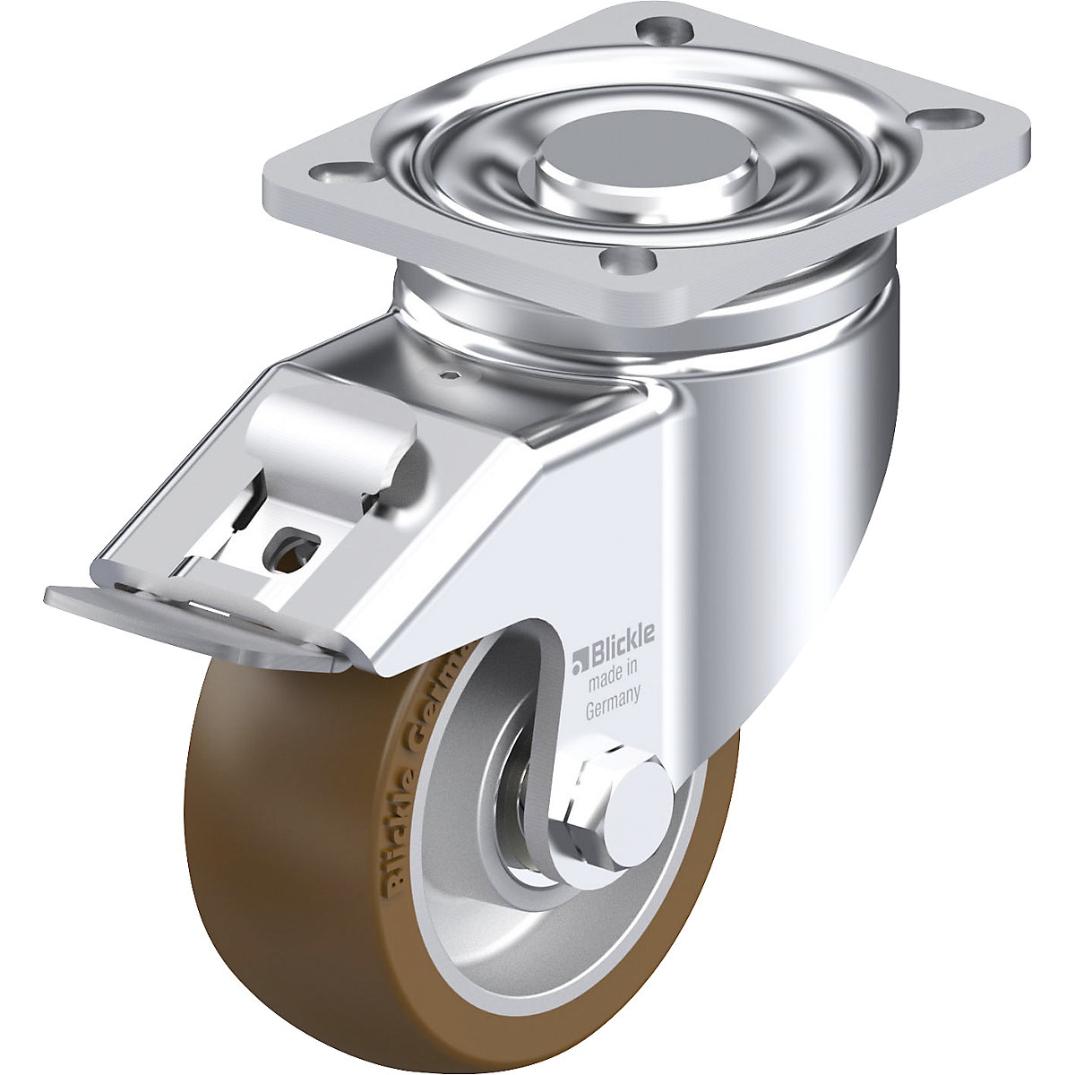 LH-ALB-FI sheet steel swivel castor – Blickle