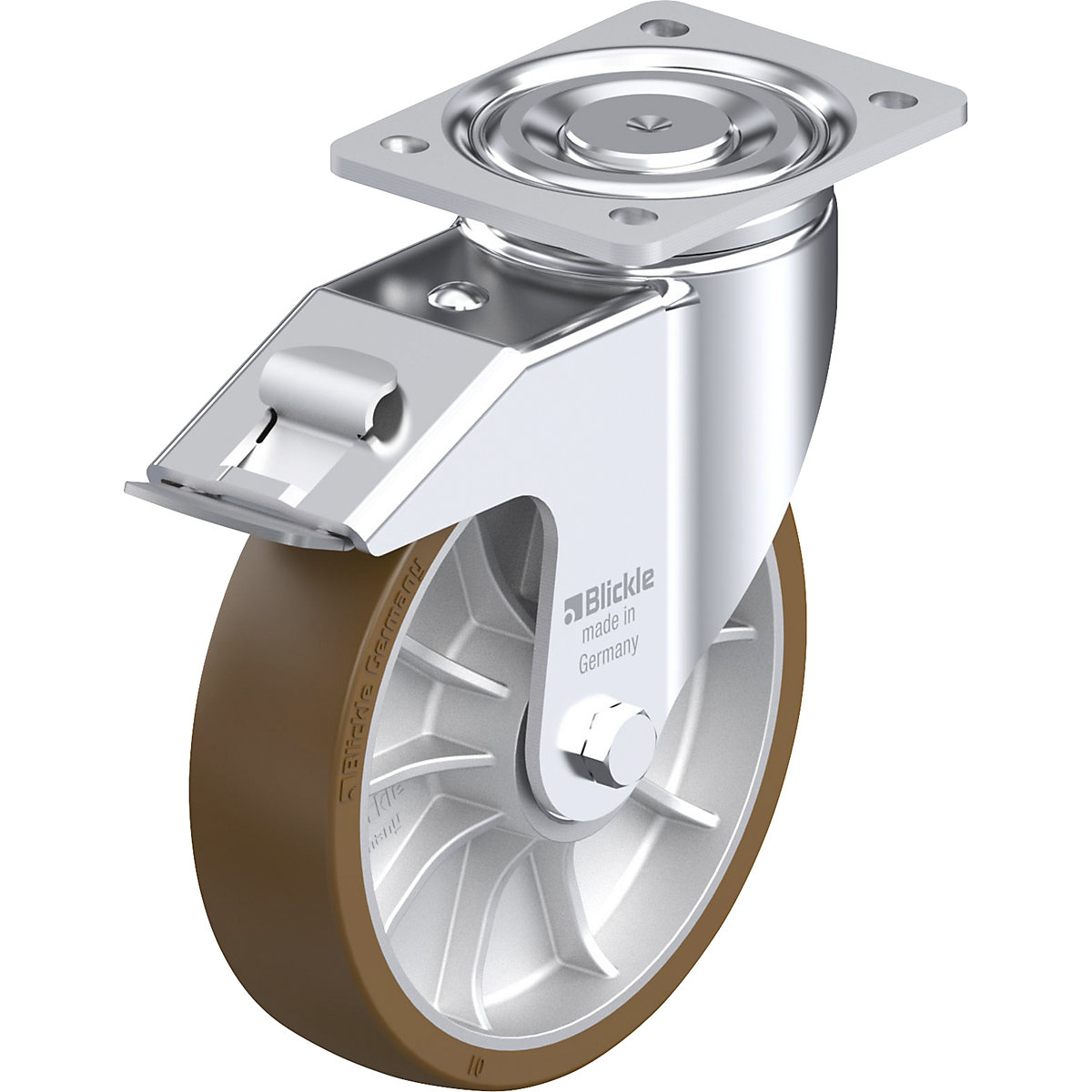 LH-ALB-FI sheet steel swivel castor - Blickle