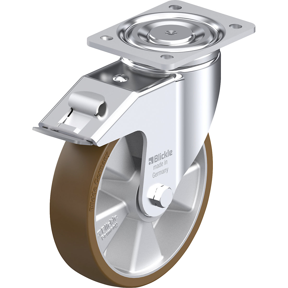 LH-ALB-FI sheet steel swivel castor - Blickle
