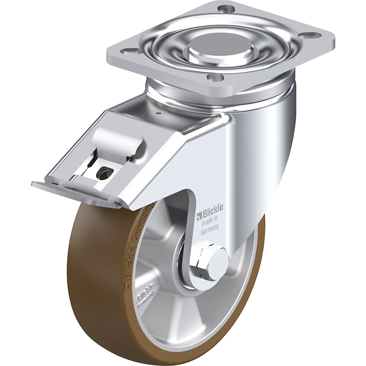 LH-ALB-FI sheet steel swivel castor - Blickle