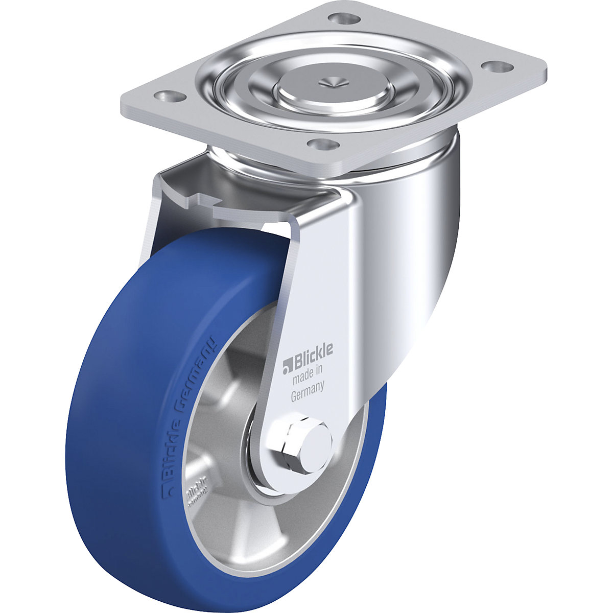 LH-ALBS sheet steel swivel castor - Blickle