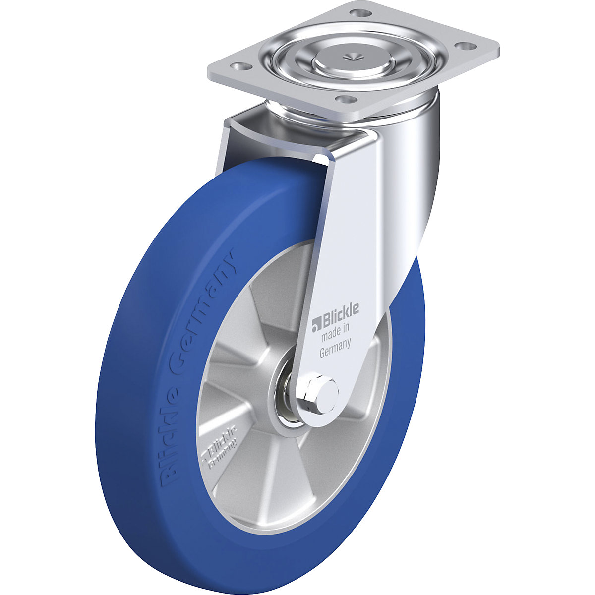 LH-ALBS sheet steel swivel castor - Blickle