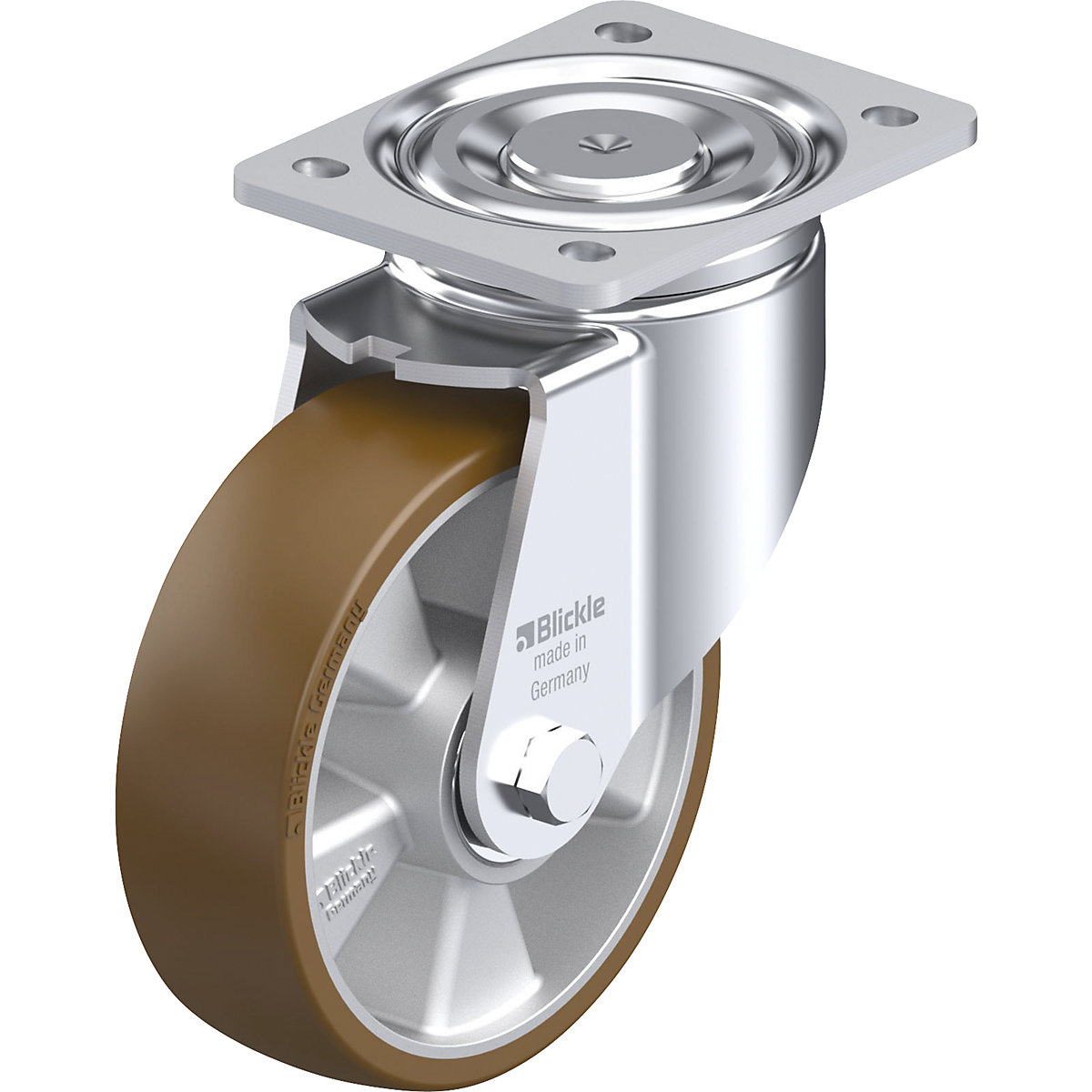LH-ALB sheet steel swivel castor – Blickle
