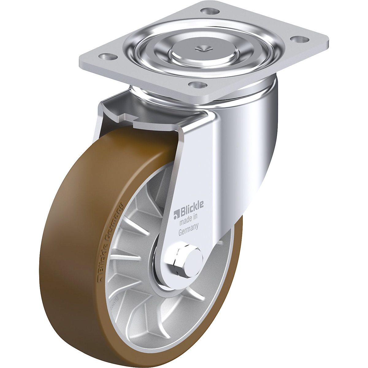 LH-ALB sheet steel swivel castor – Blickle