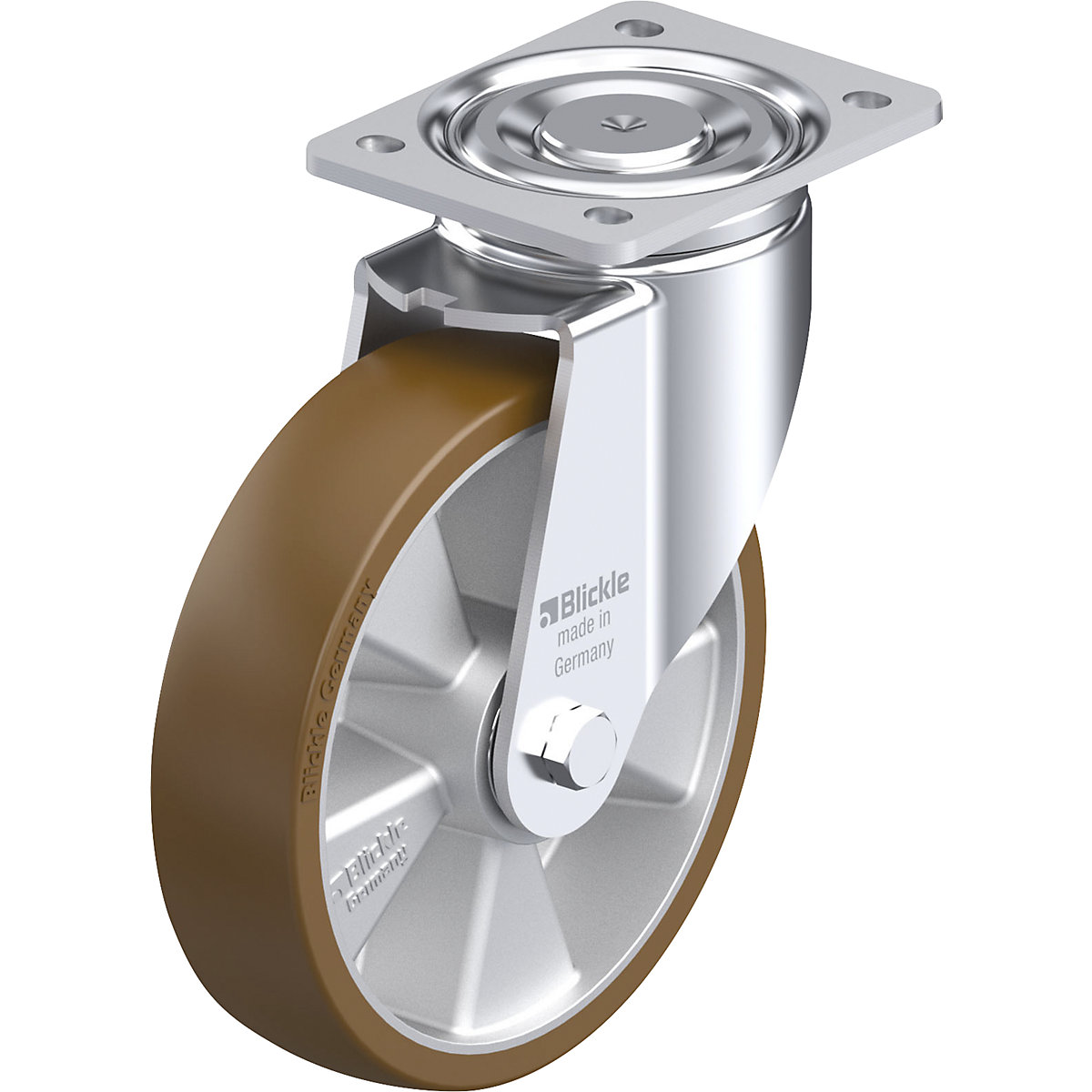 LH-ALB sheet steel swivel castor - Blickle