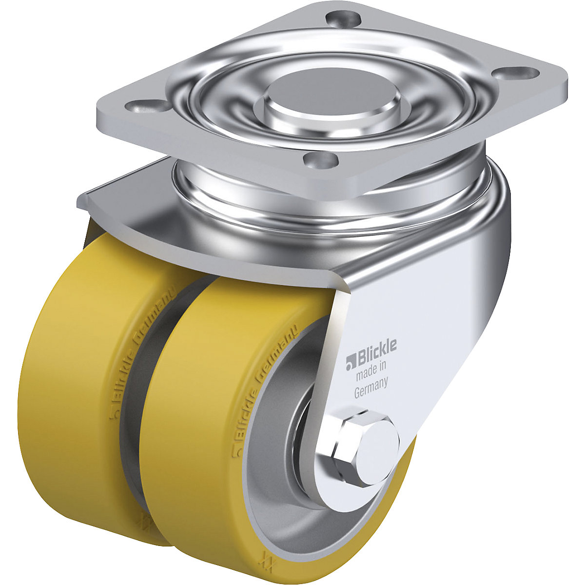 LHD-ALTH 80K sheet steel double swivel castor - Blickle