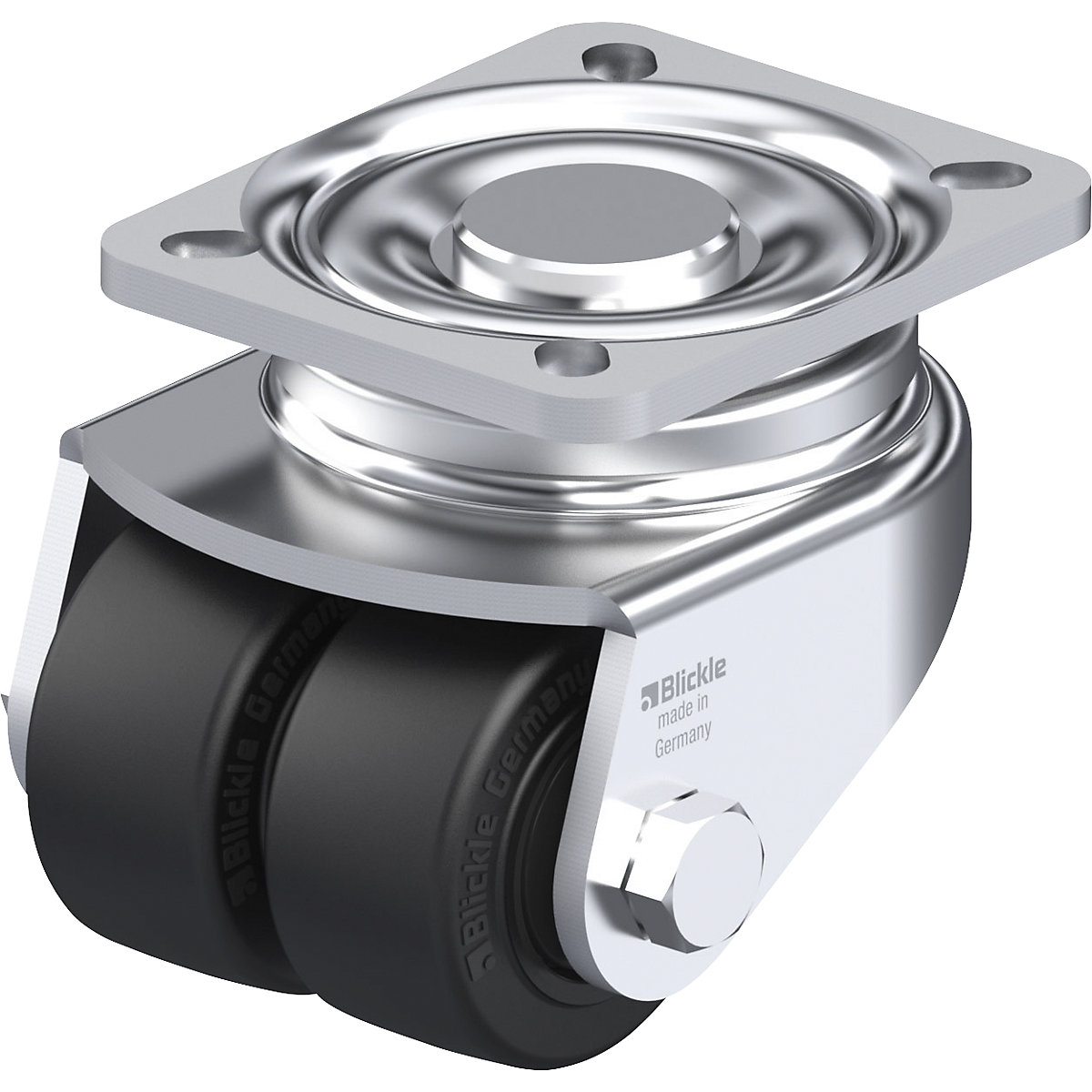 LHD-POEV sheet steel double swivel castor - Blickle