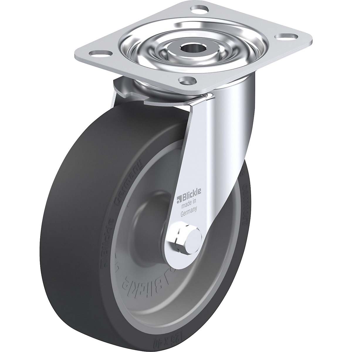 LI-POSI sheet steel swivel castor - Blickle