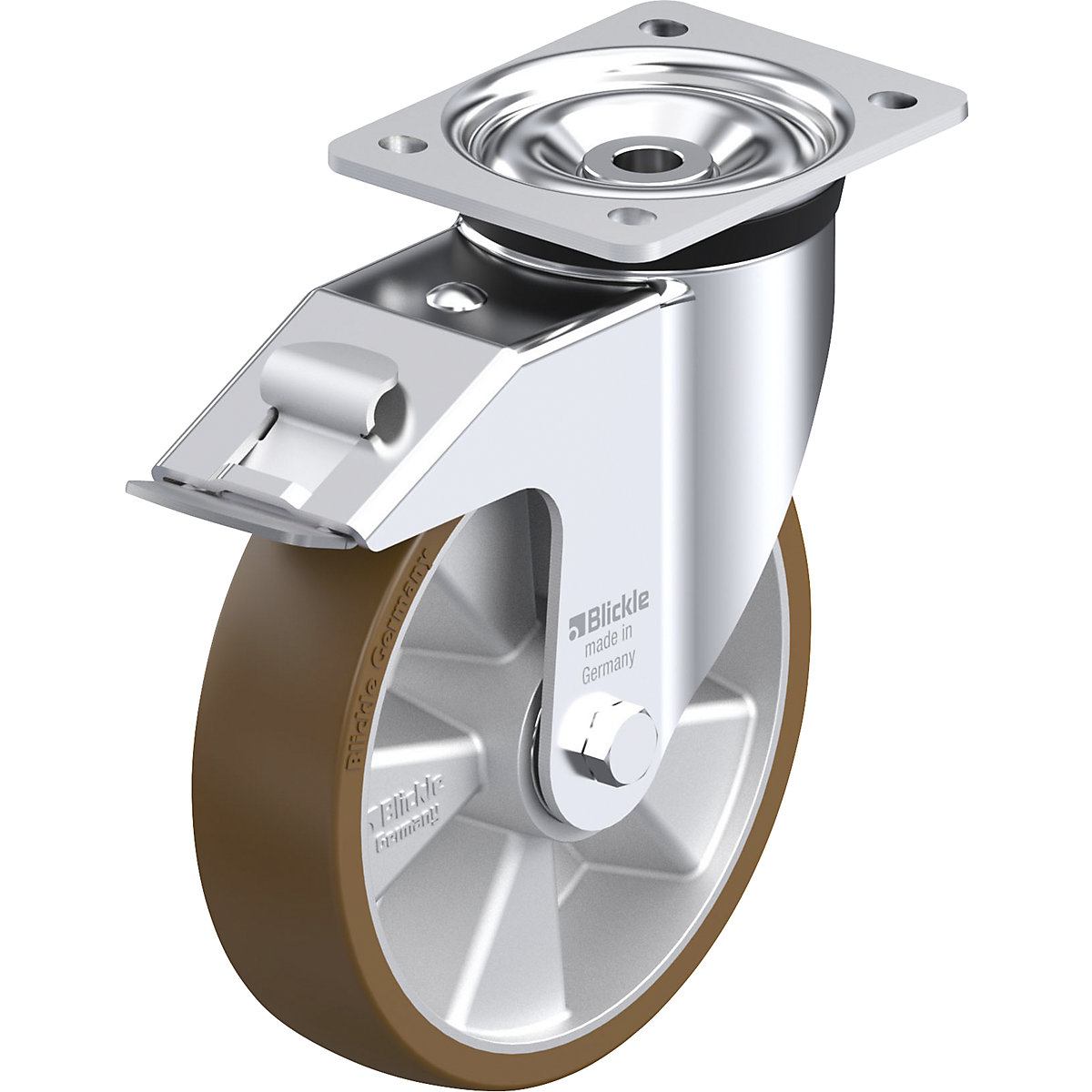 LK-ALB-FI sheet steel swivel castor - Blickle