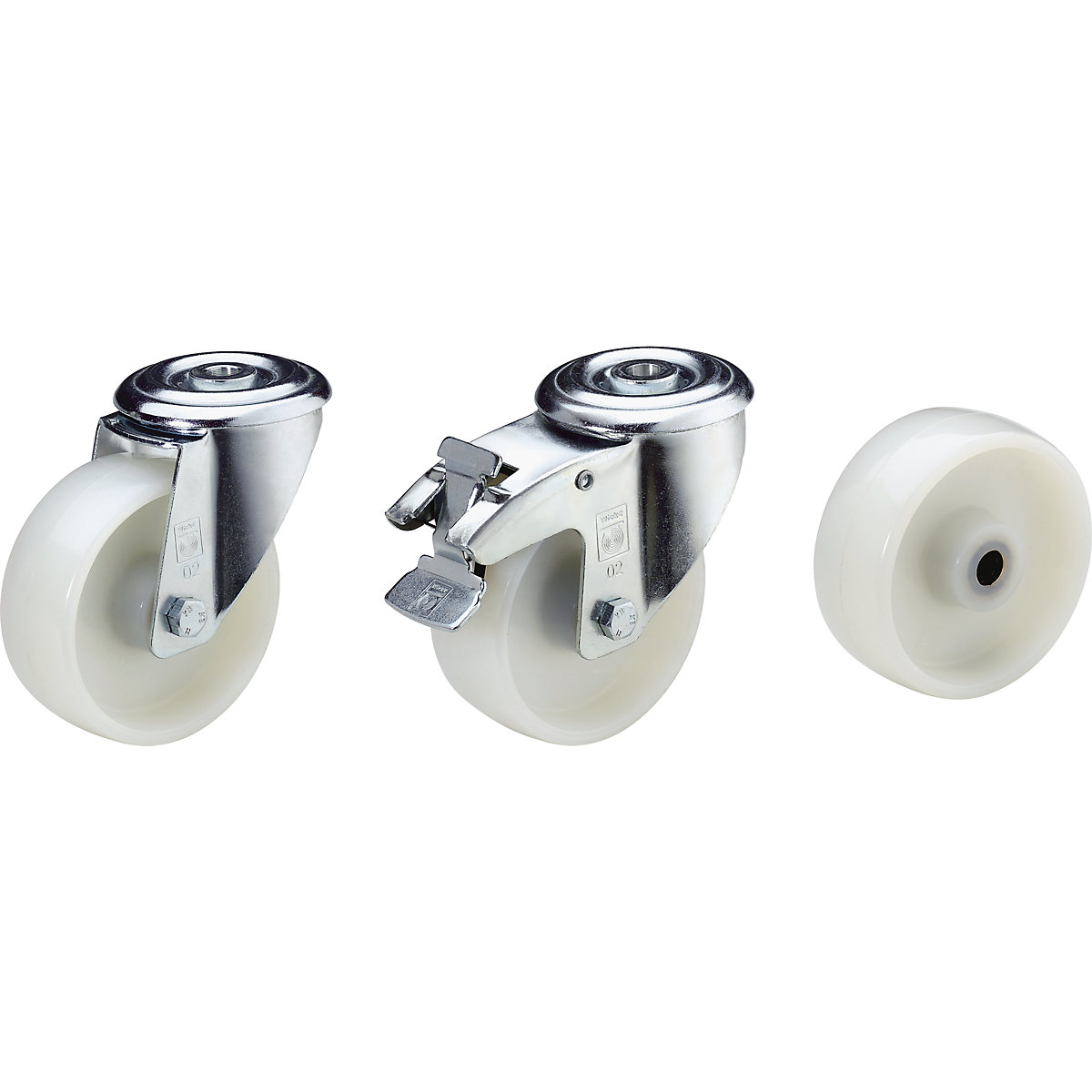 Nylon wheel with bolt hole – Wicke (Product illustration 2)-1