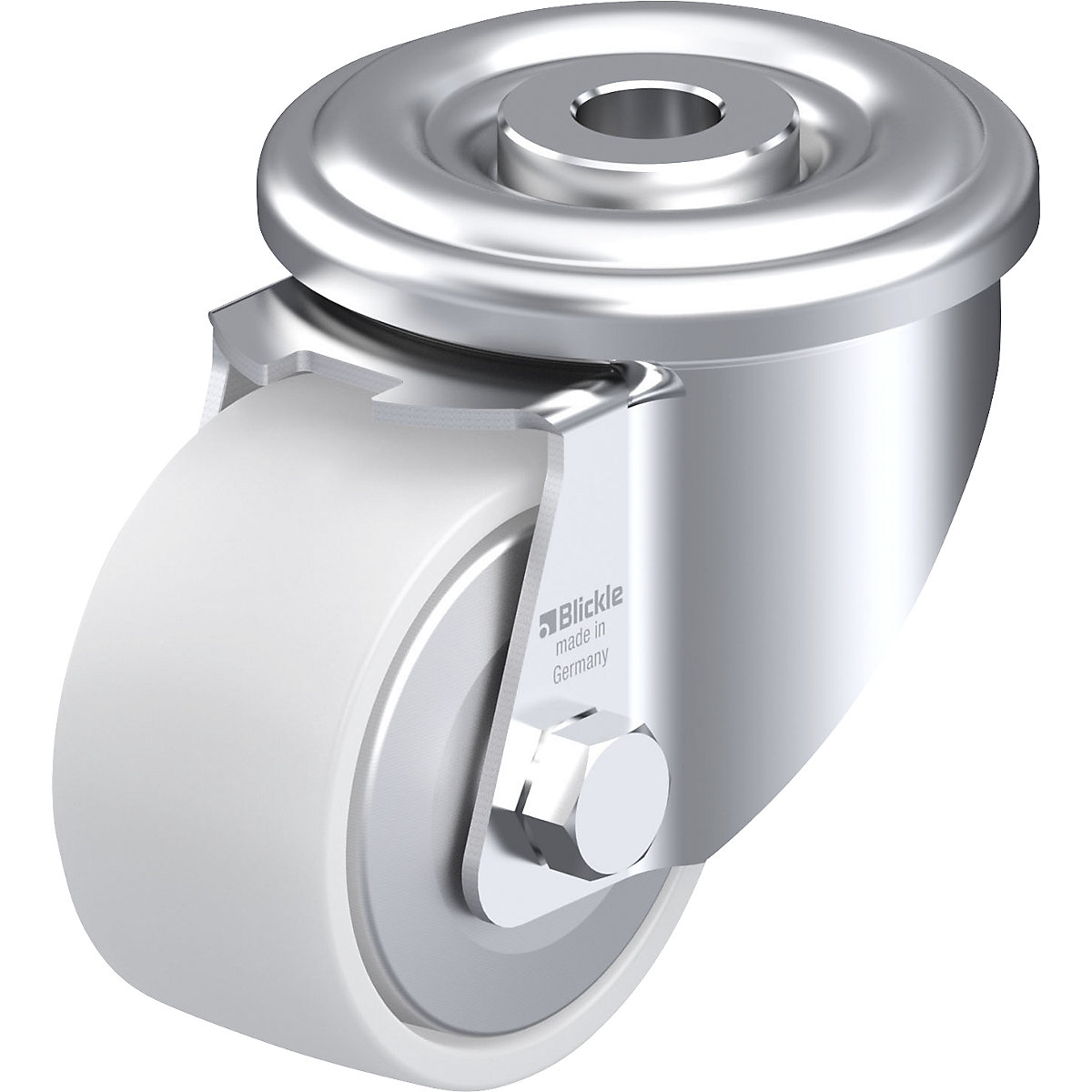 Sheet steel swivel castor – Blickle