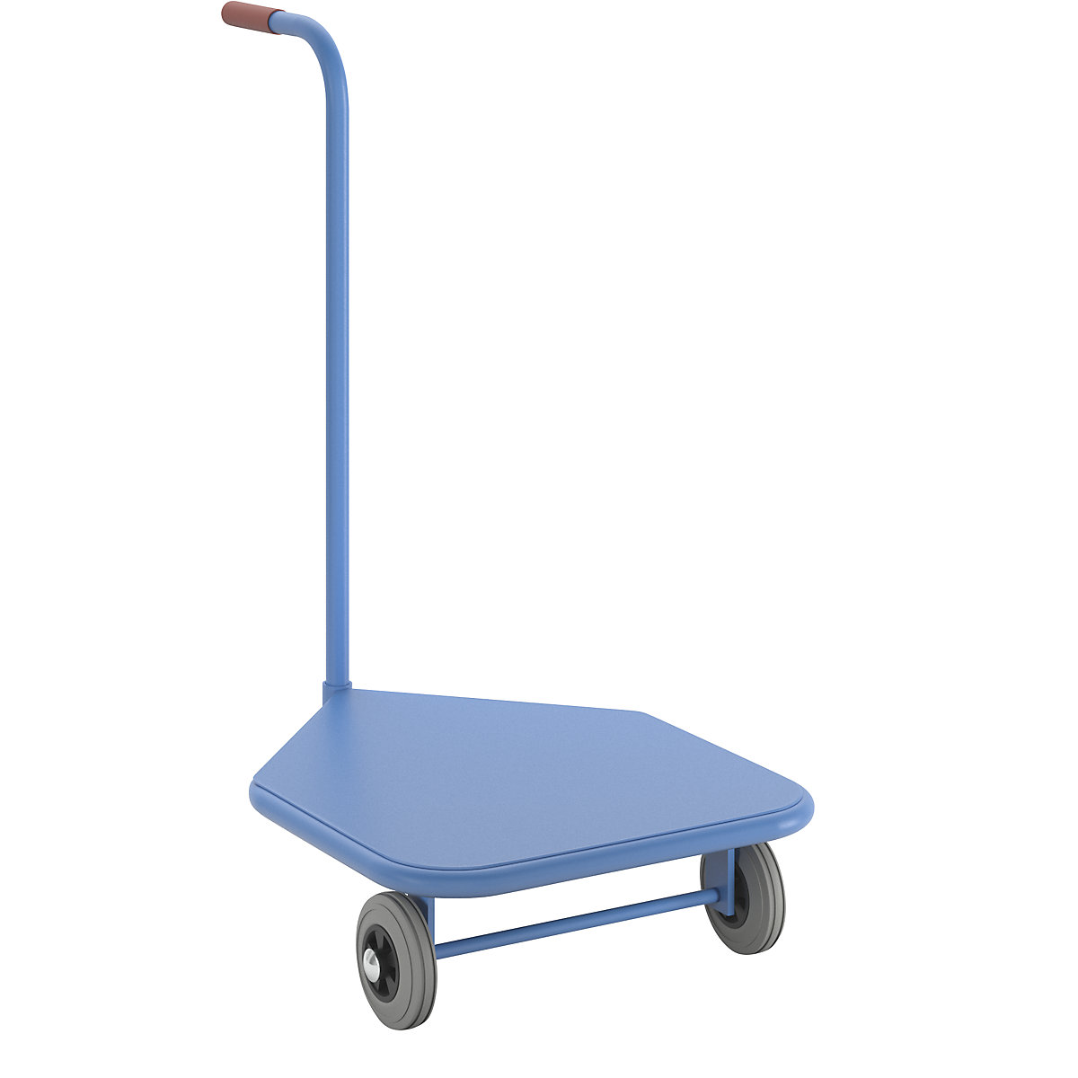 Cărucior cu mâner, capacitate portantă 100 kg – eurokraft pro (Imagine produs 4)-3