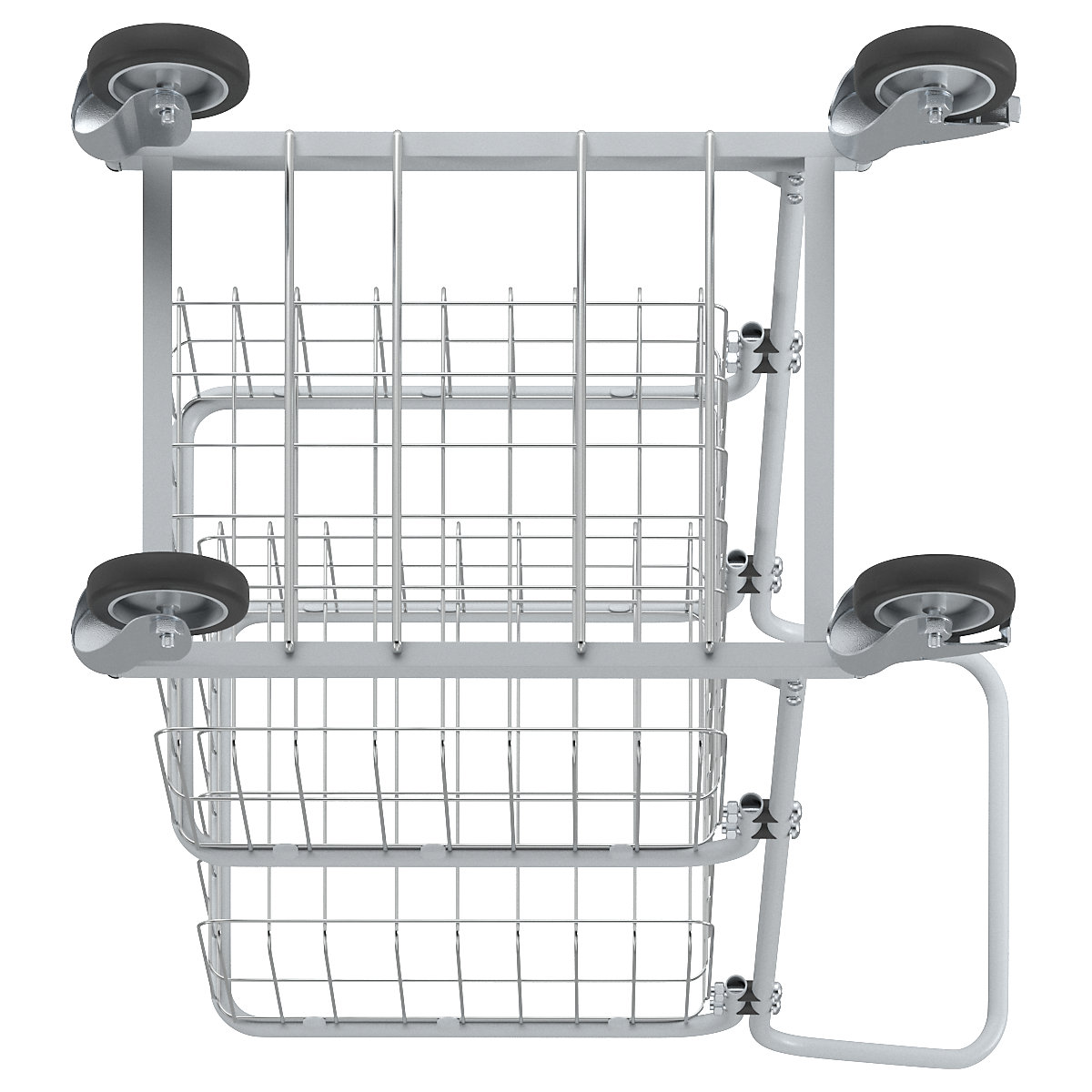 Cărucior de birou KOMPAKT – eurokraft pro (Imagine produs 7)-6