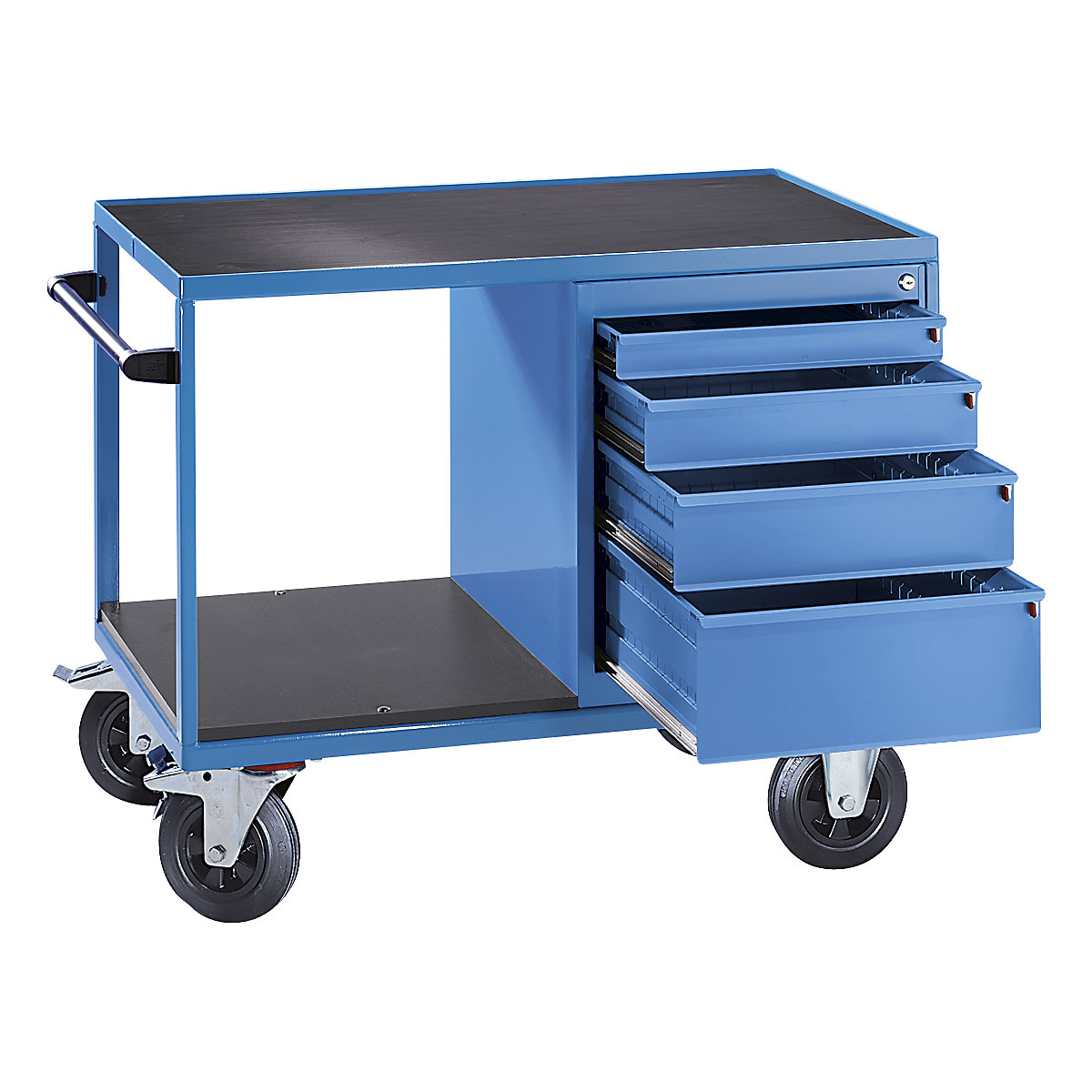 Cărucior de montaj, capacitate portantă 500 kg – eurokraft pro (Imagine produs 2)-1