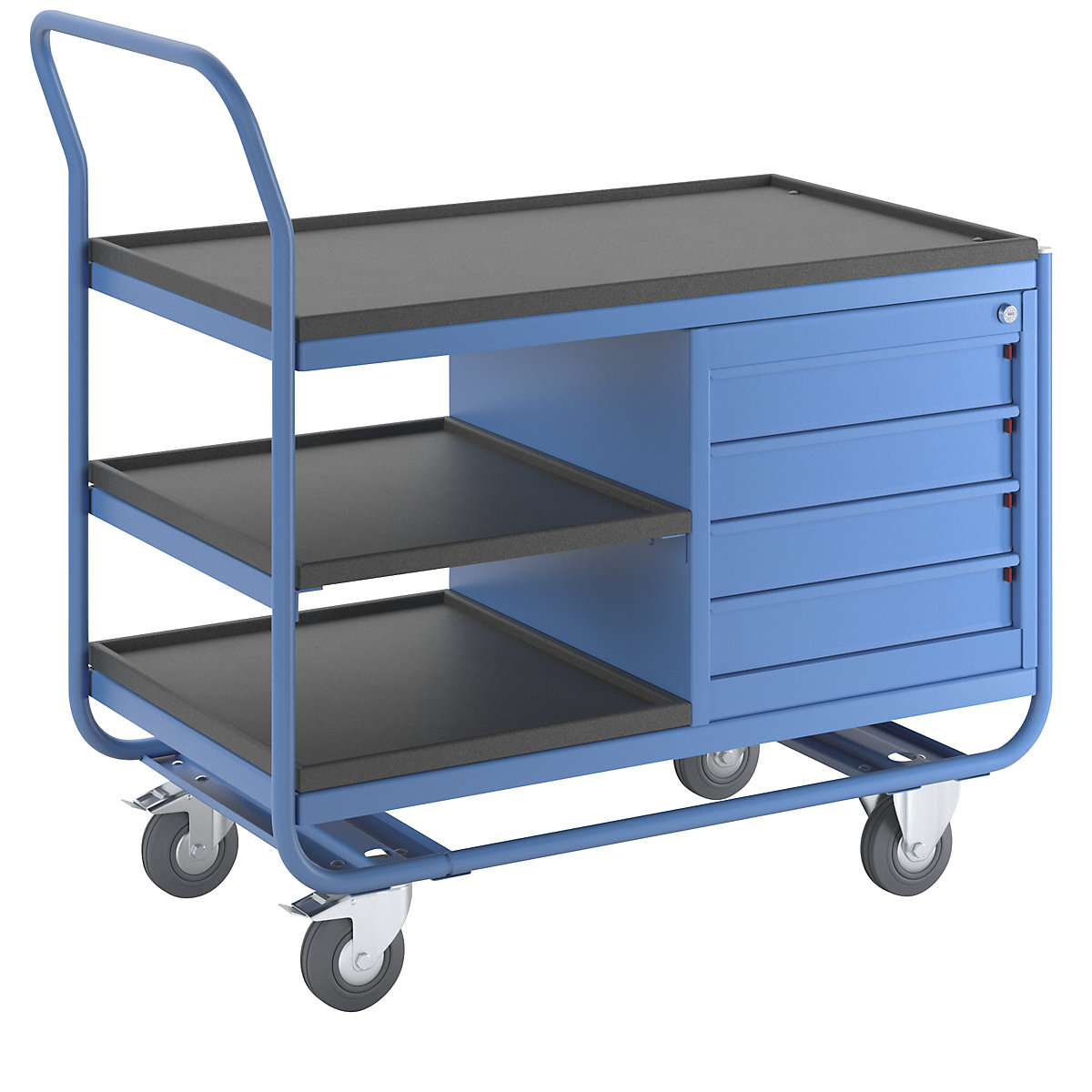 Cărucior industrial cu banc de lucru – eurokraft pro