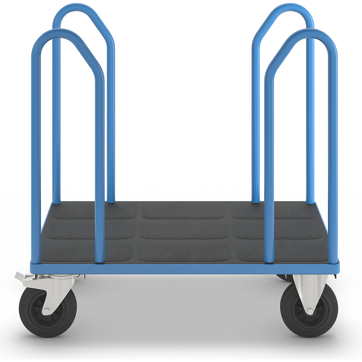 Cărucior cu platformă cu mânere laterale – eurokraft pro (Imagine produs 3)-2