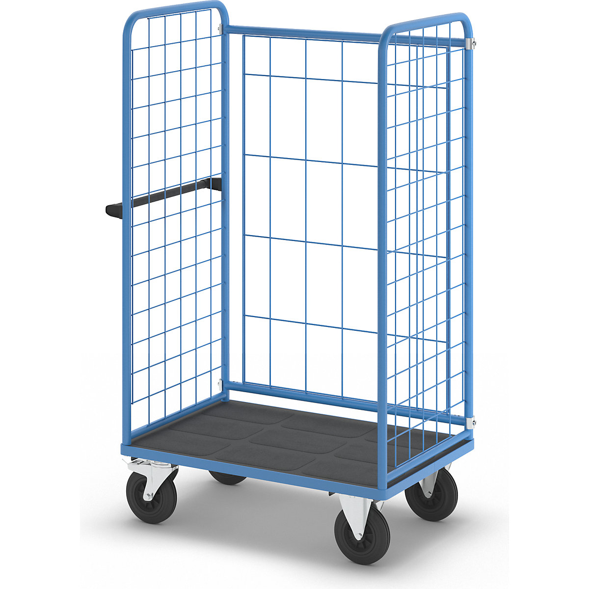 Cărucior etajat cu perete din grilaj pe trei părți – eurokraft pro (Imagine produs 9)-8