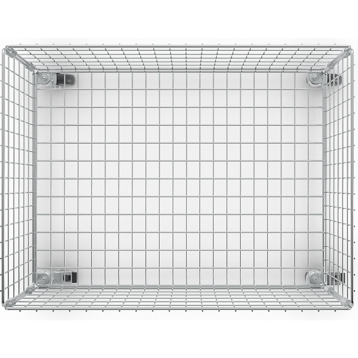 Cărucior cu pereți din grilaj, zincat – Kongamek (Imagine produs 8)-7