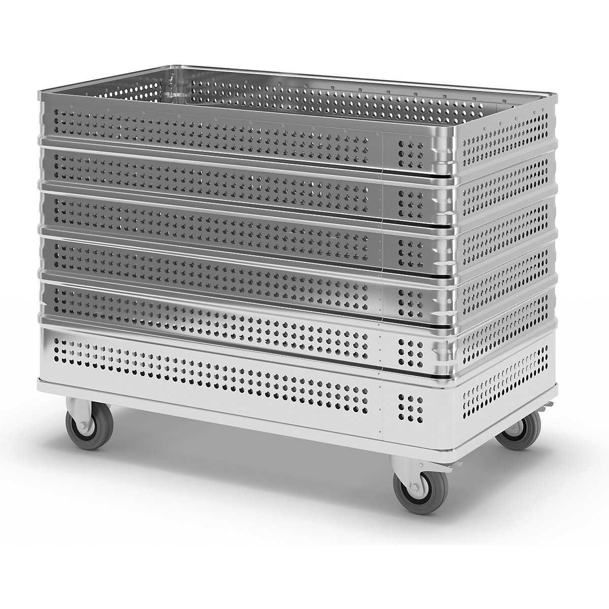 Cărucior tip container din aluminiu – Gmöhling (Imagine produs 4)-3