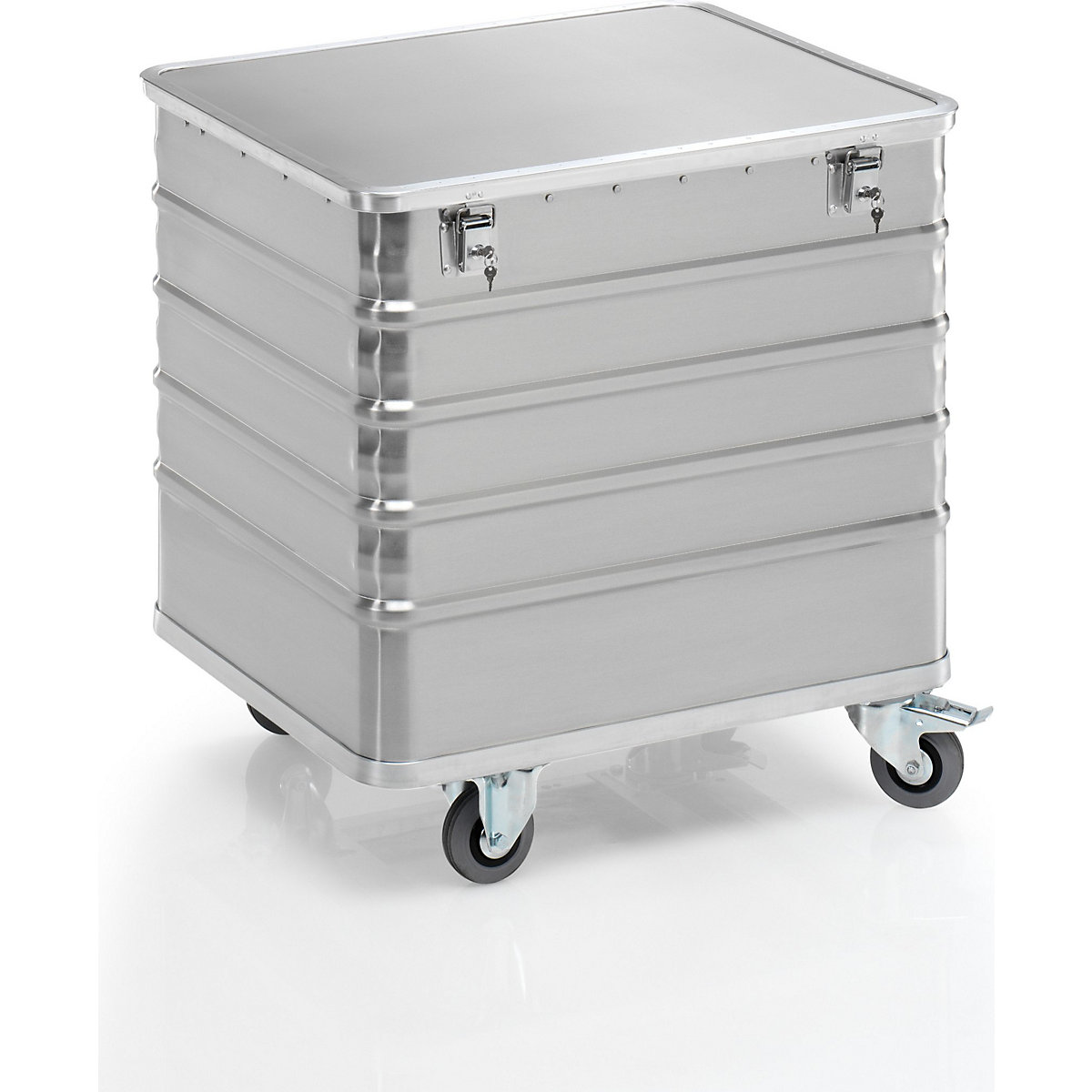 Cărucior tip container din aluminiu, pereți plini – Gmöhling