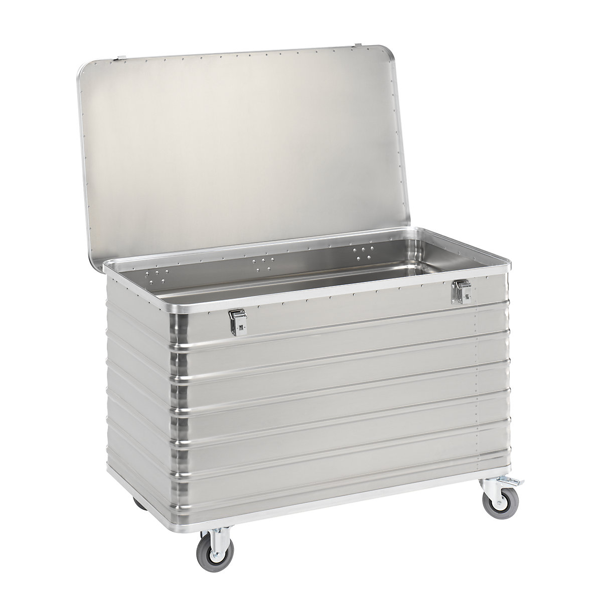 Cărucior tip container din aluminiu, pereți plini – Gmöhling (Imagine produs 8)-7